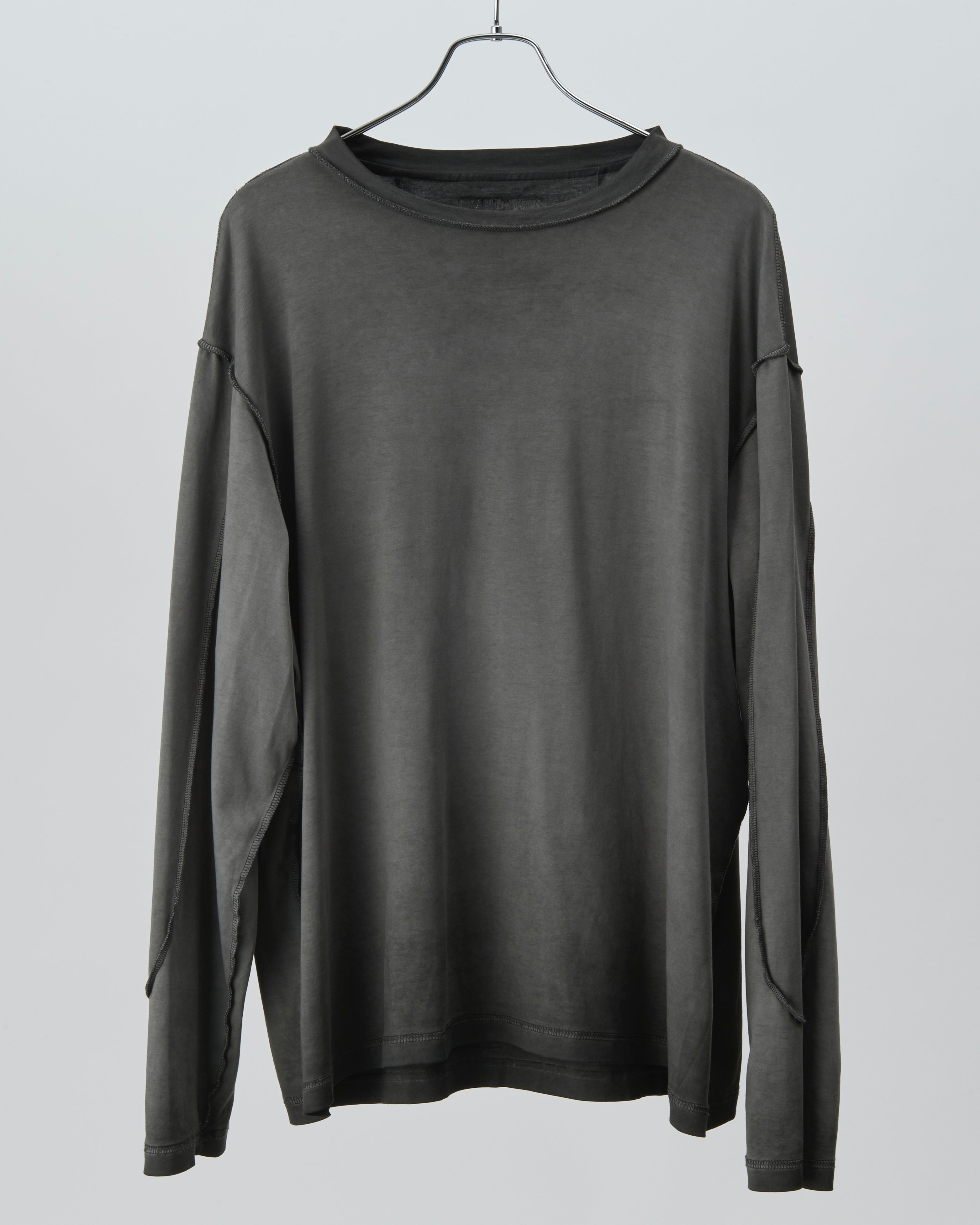 Cold Dyed Longsleeve (Reversible) (Dark Grey)