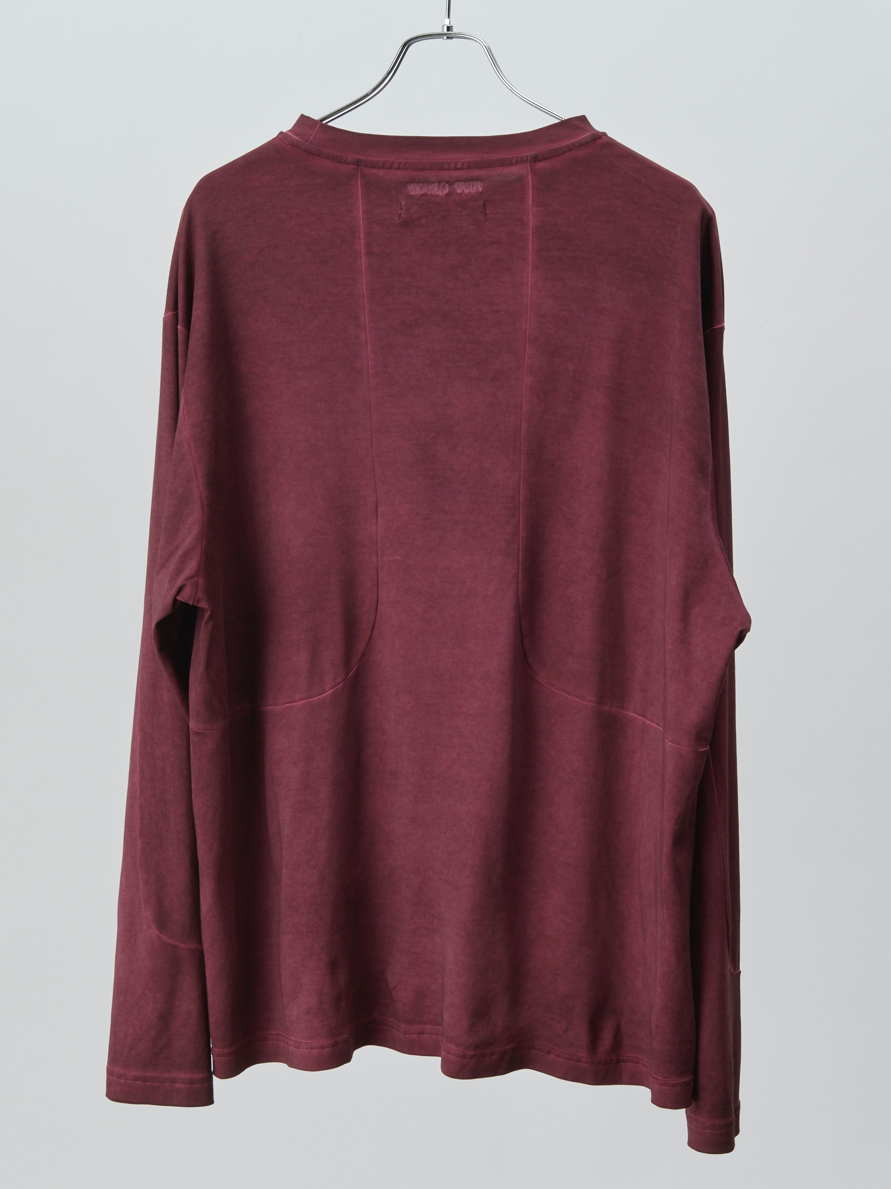 Cold Dyed Longsleeve (Reversible) (Red)
