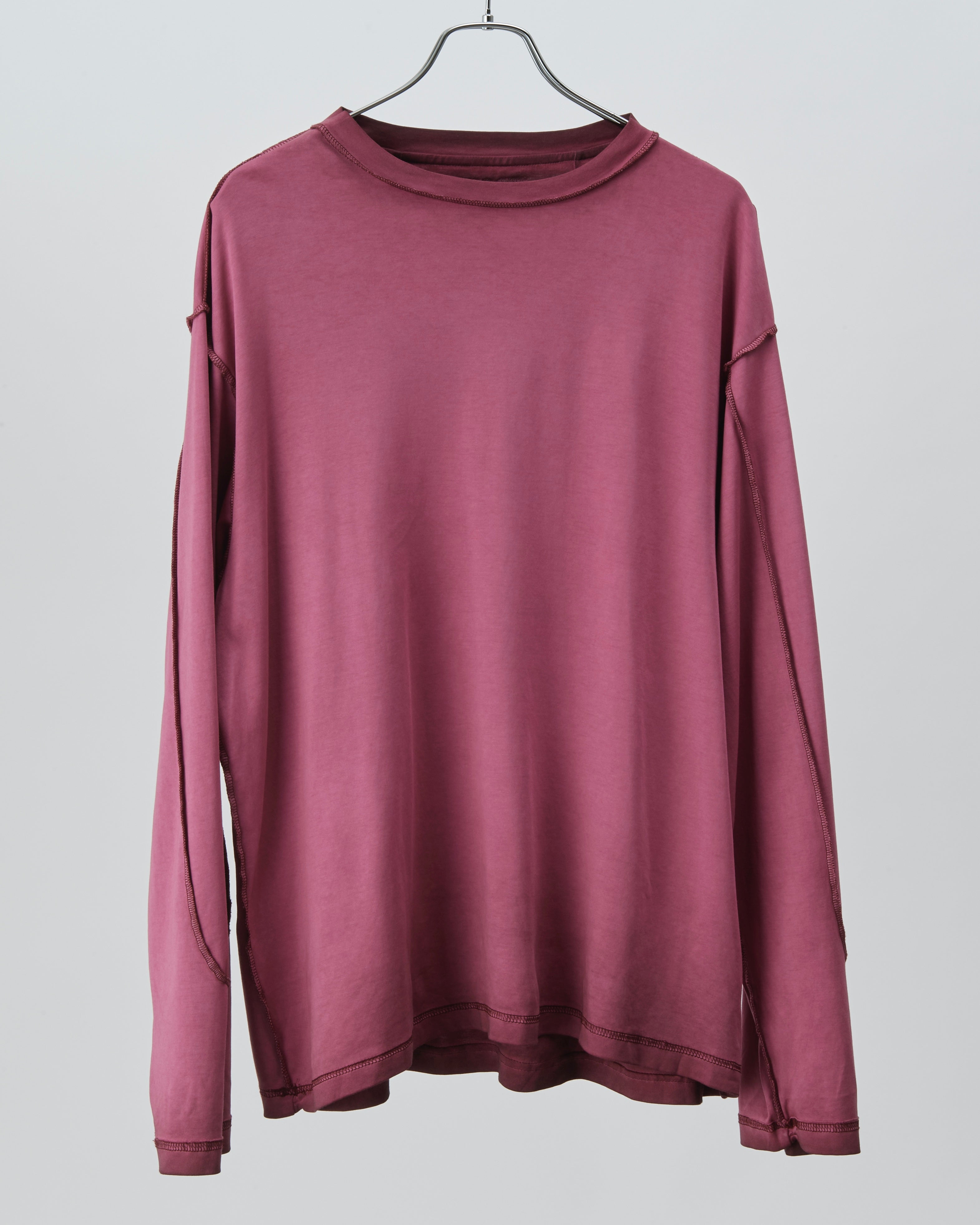 Cold Dyed Longsleeve (Reversible) (Red)