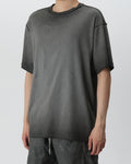 Cold Dyed Overlock Tee (Reversible) (Dark Grey)