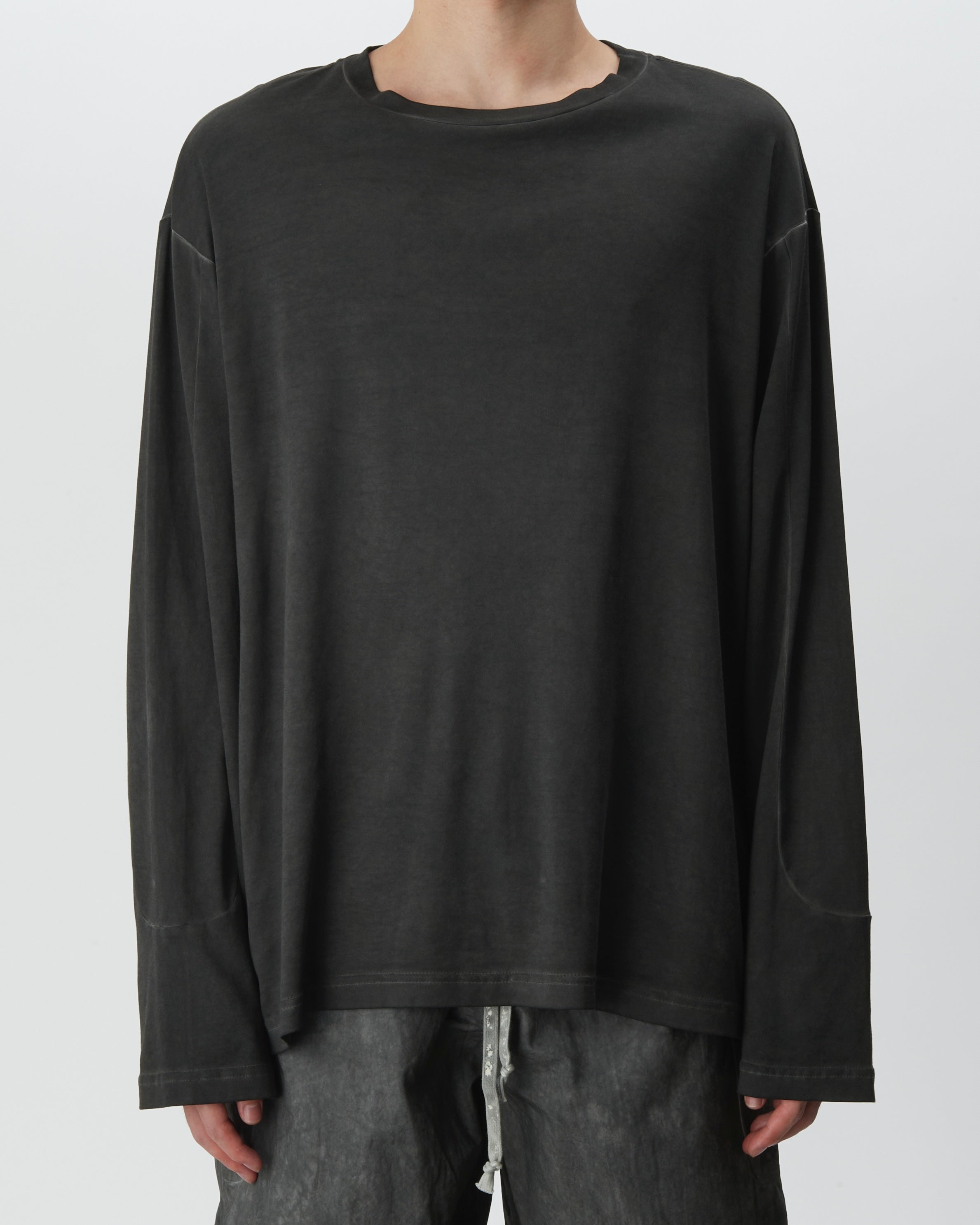 Cold Dyed Longsleeve (Reversible) (Dark Grey)