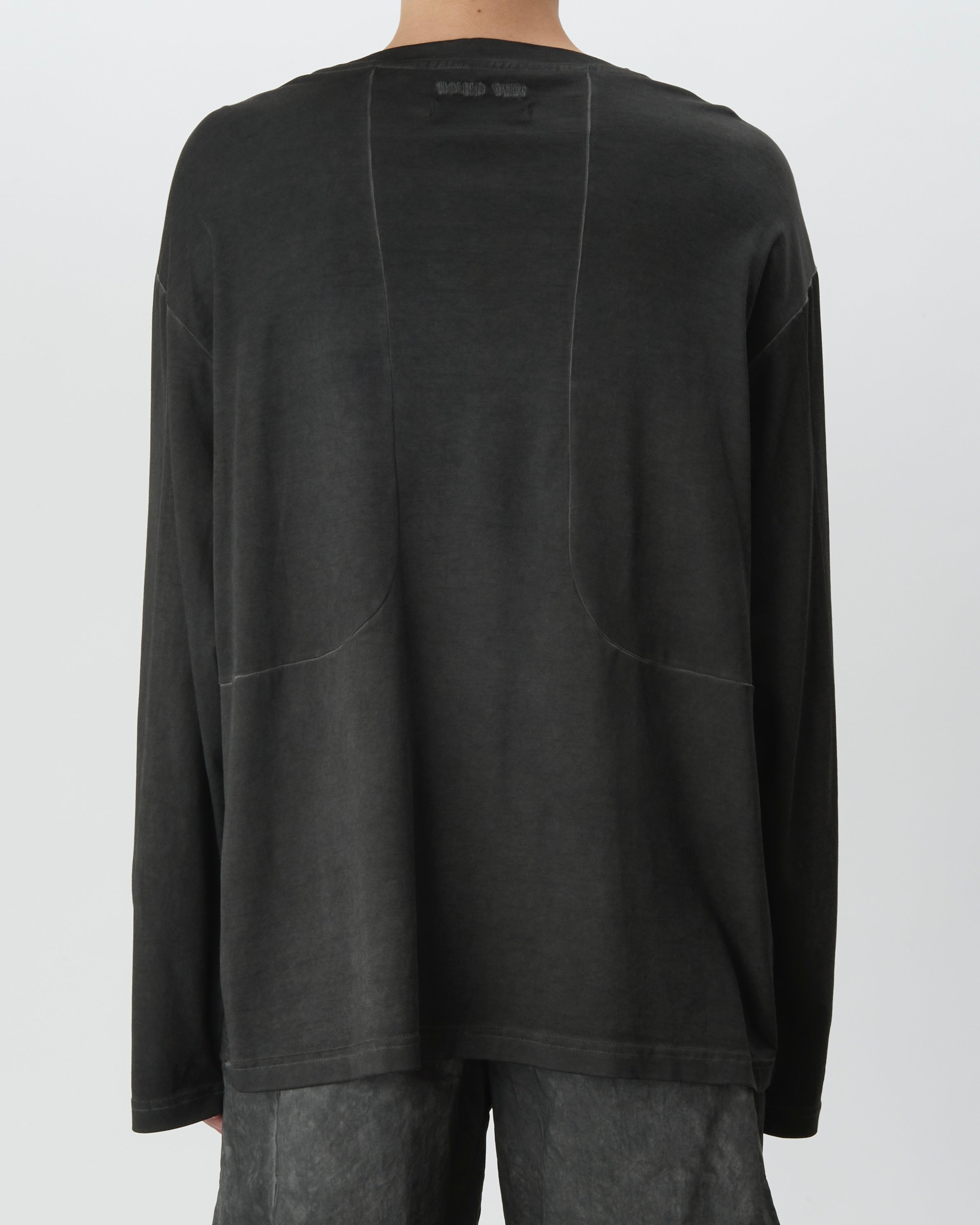Cold Dyed Longsleeve (Reversible) (Dark Grey)