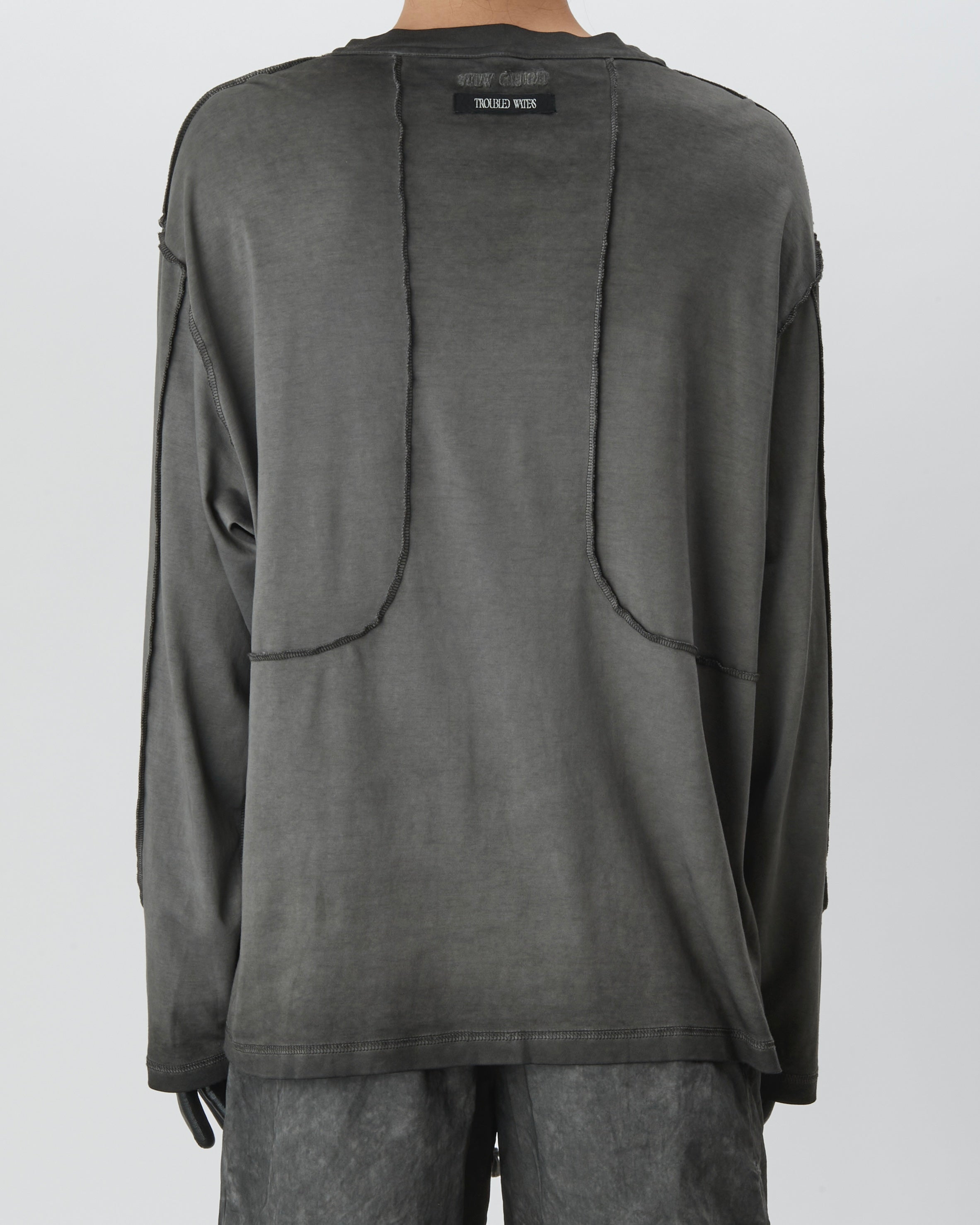Cold Dyed Longsleeve (Reversible) (Dark Grey)
