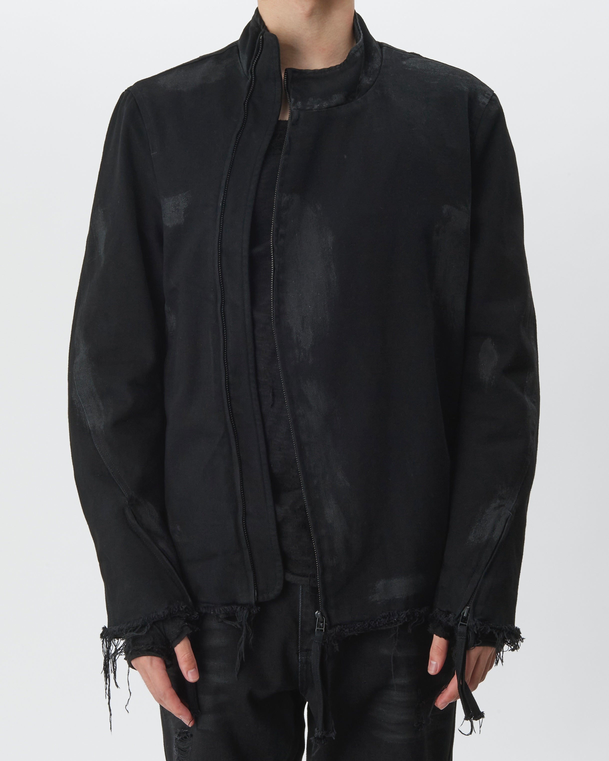 Distressed Fencing Jacket