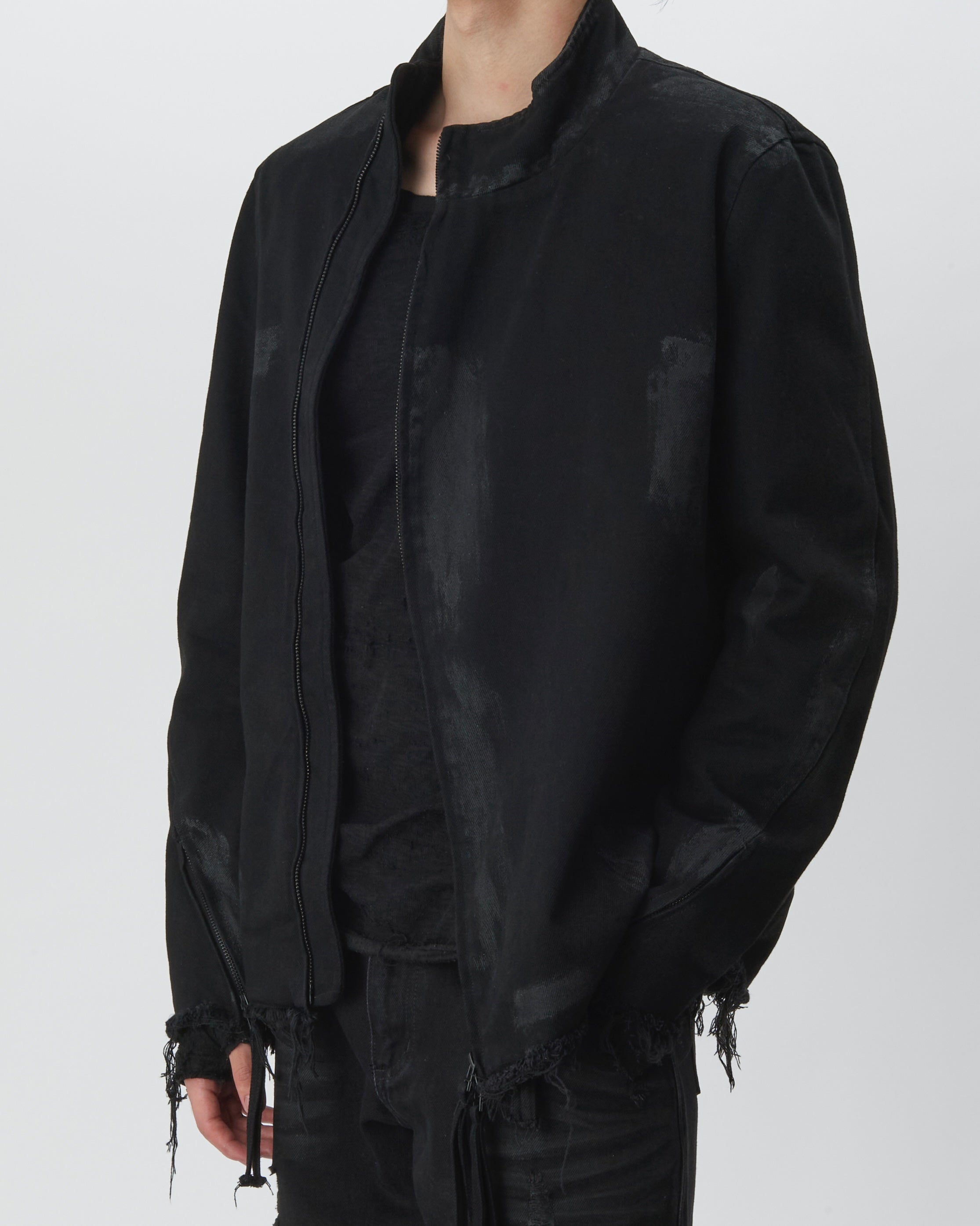 Distressed Fencing Jacket