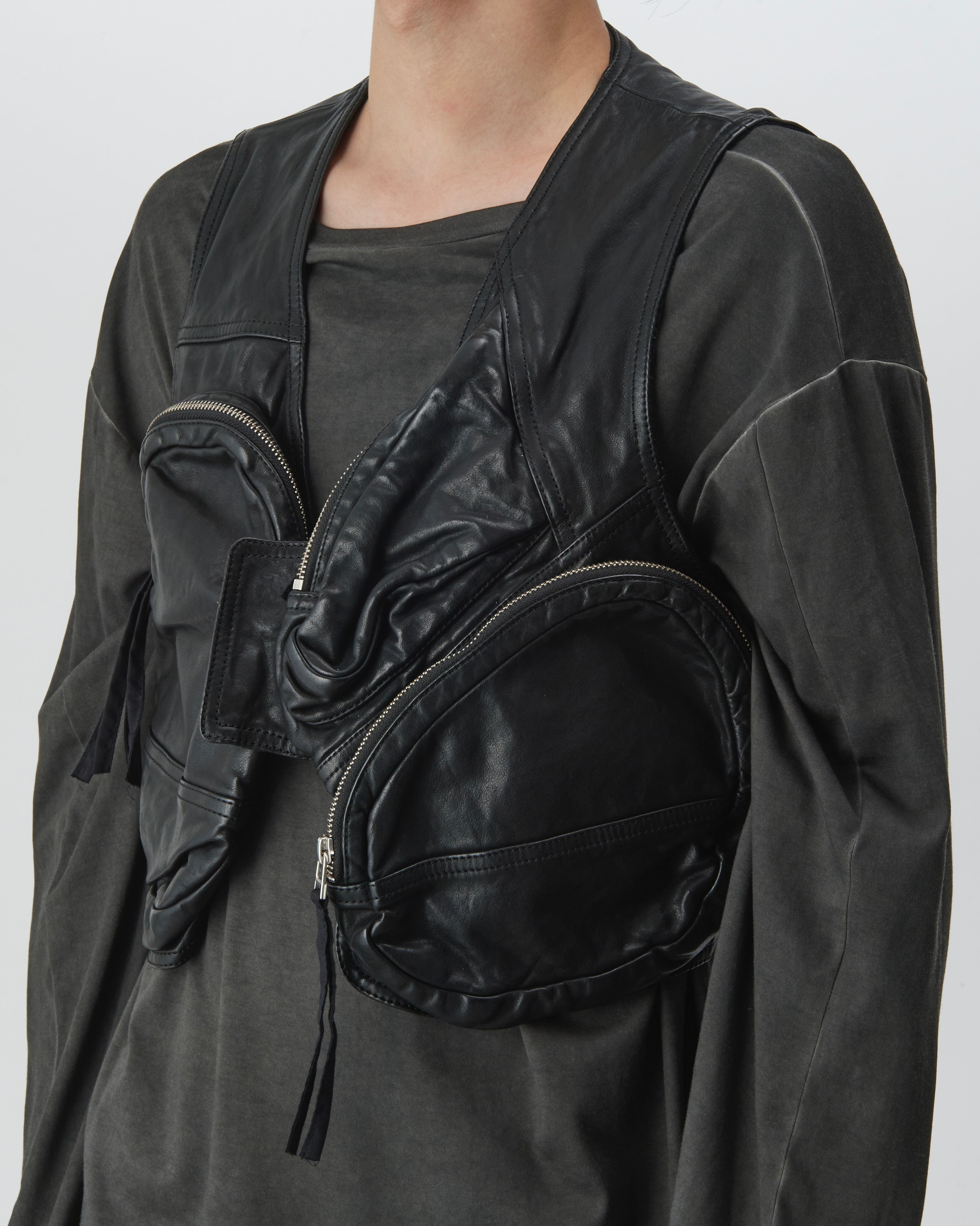 Military Combat Vest (Leather)