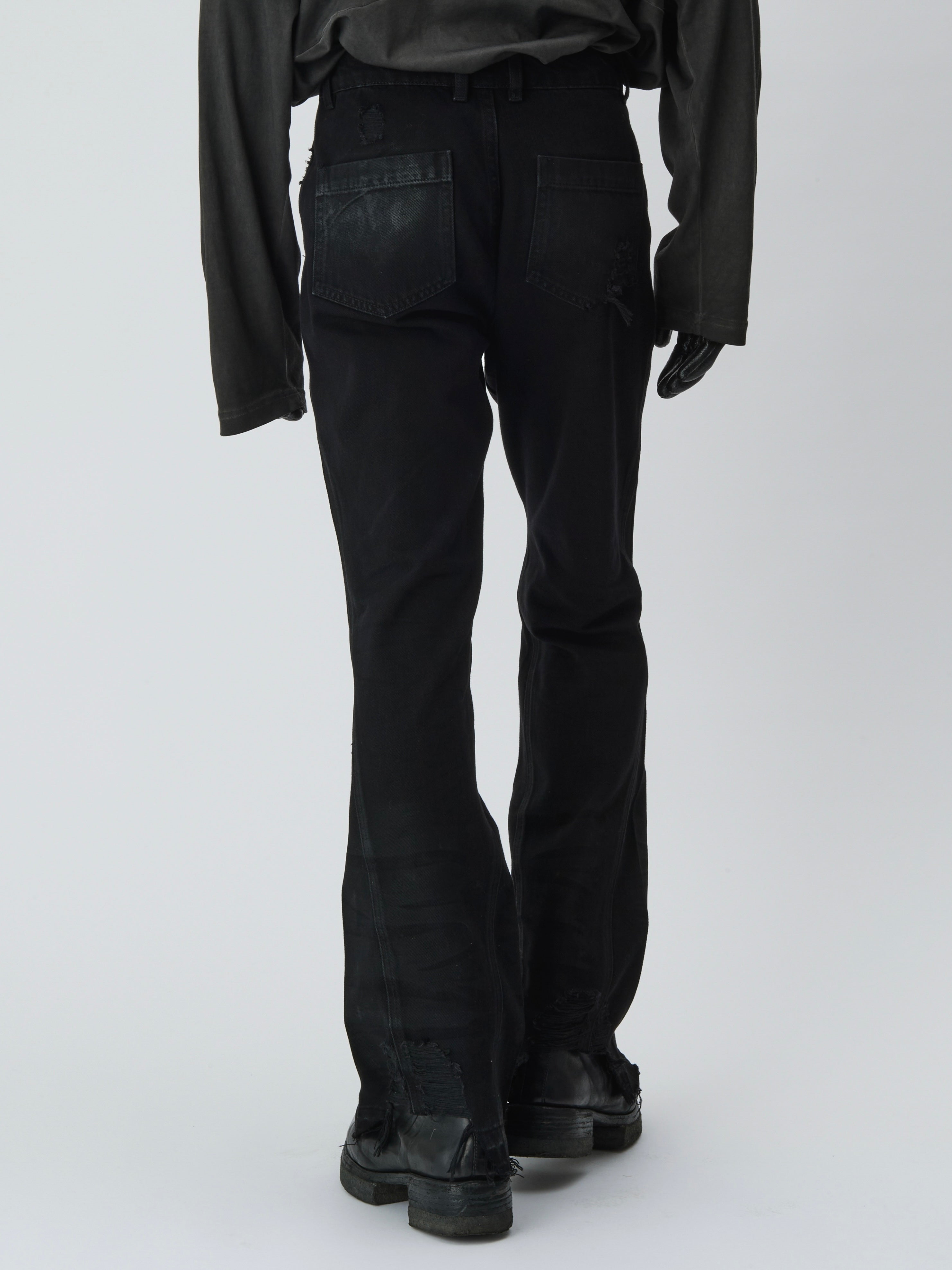 Waxed & Damaged Denim