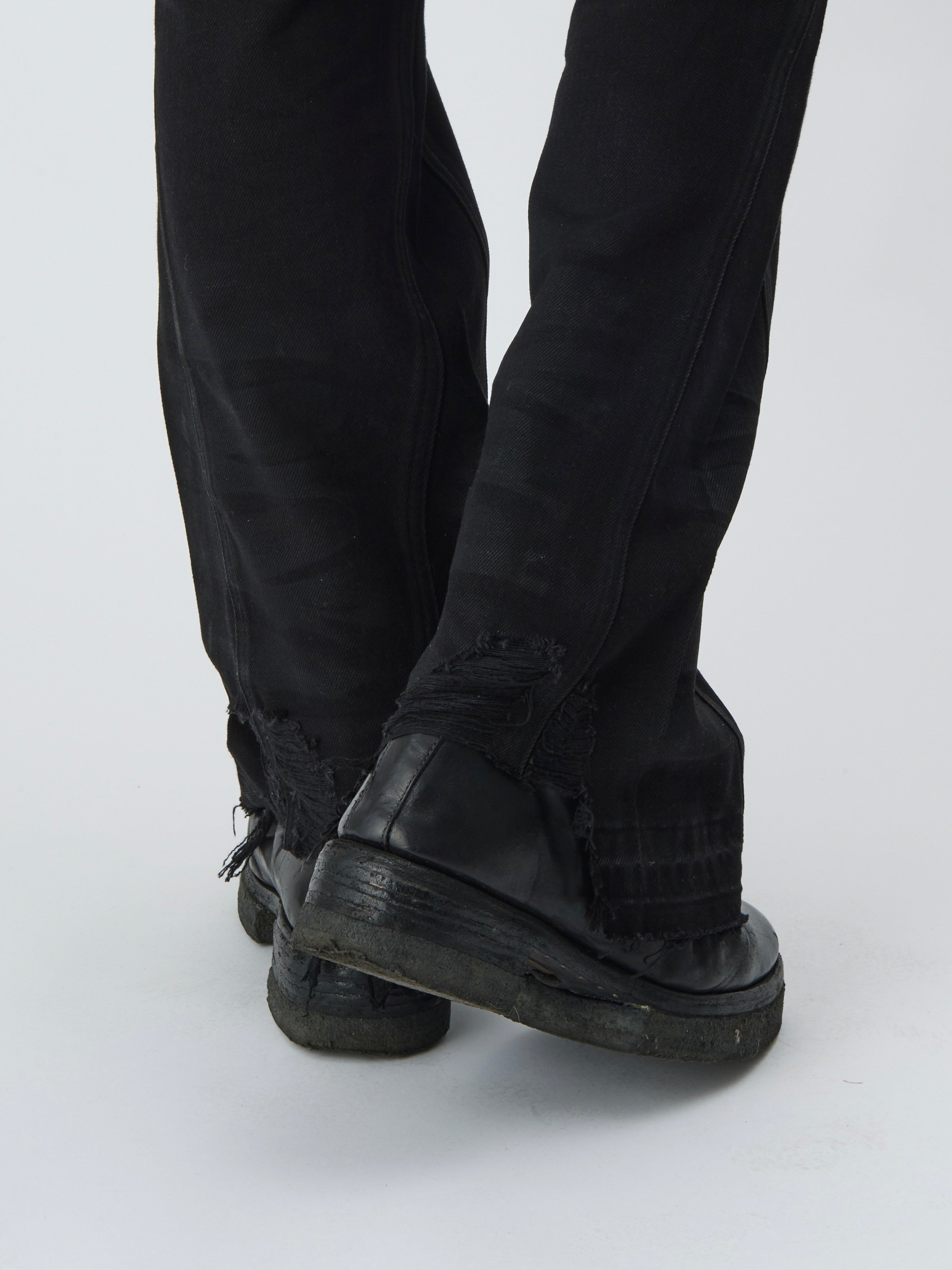 Waxed & Damaged Denim
