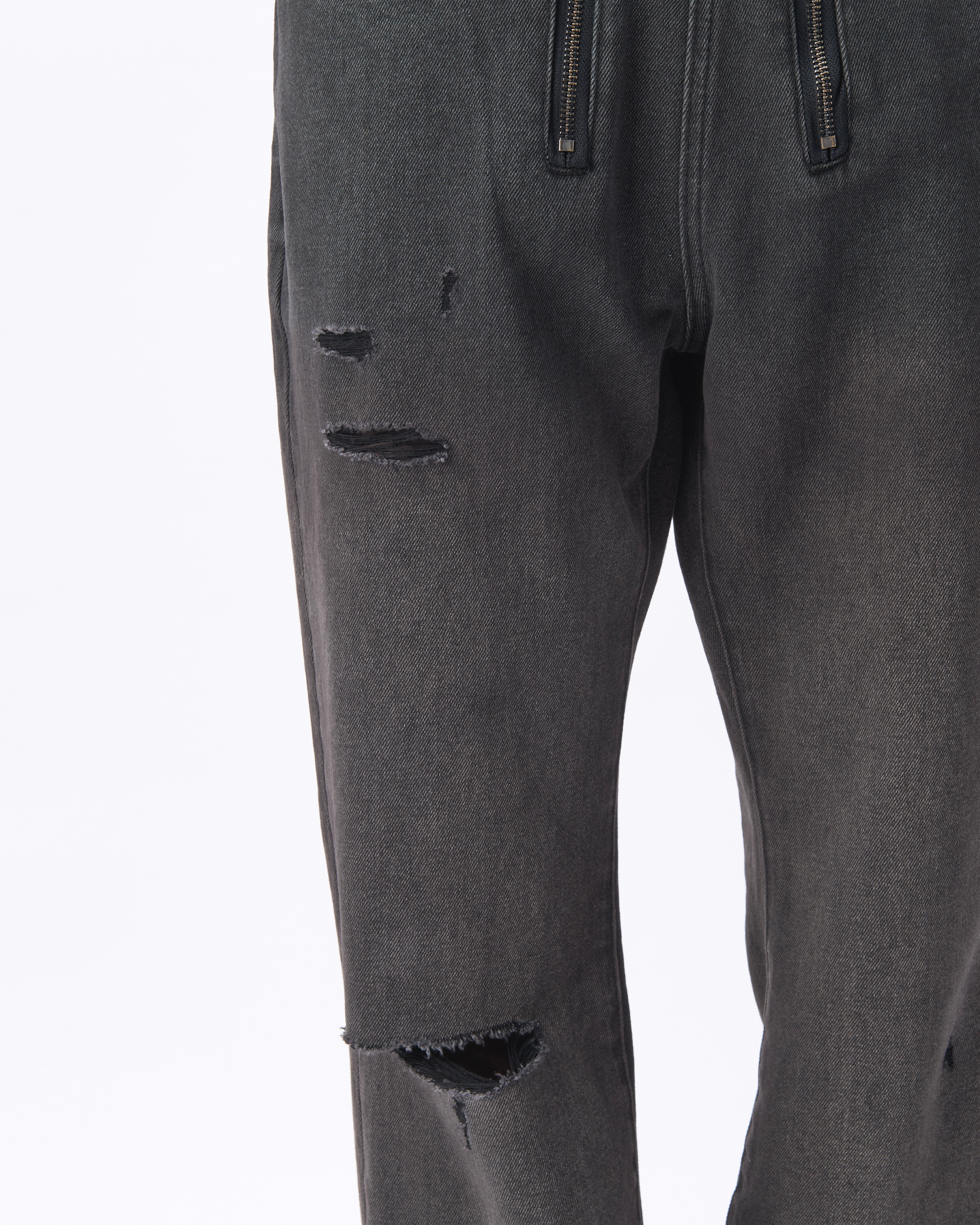 Sun Faded Double Zip Denim