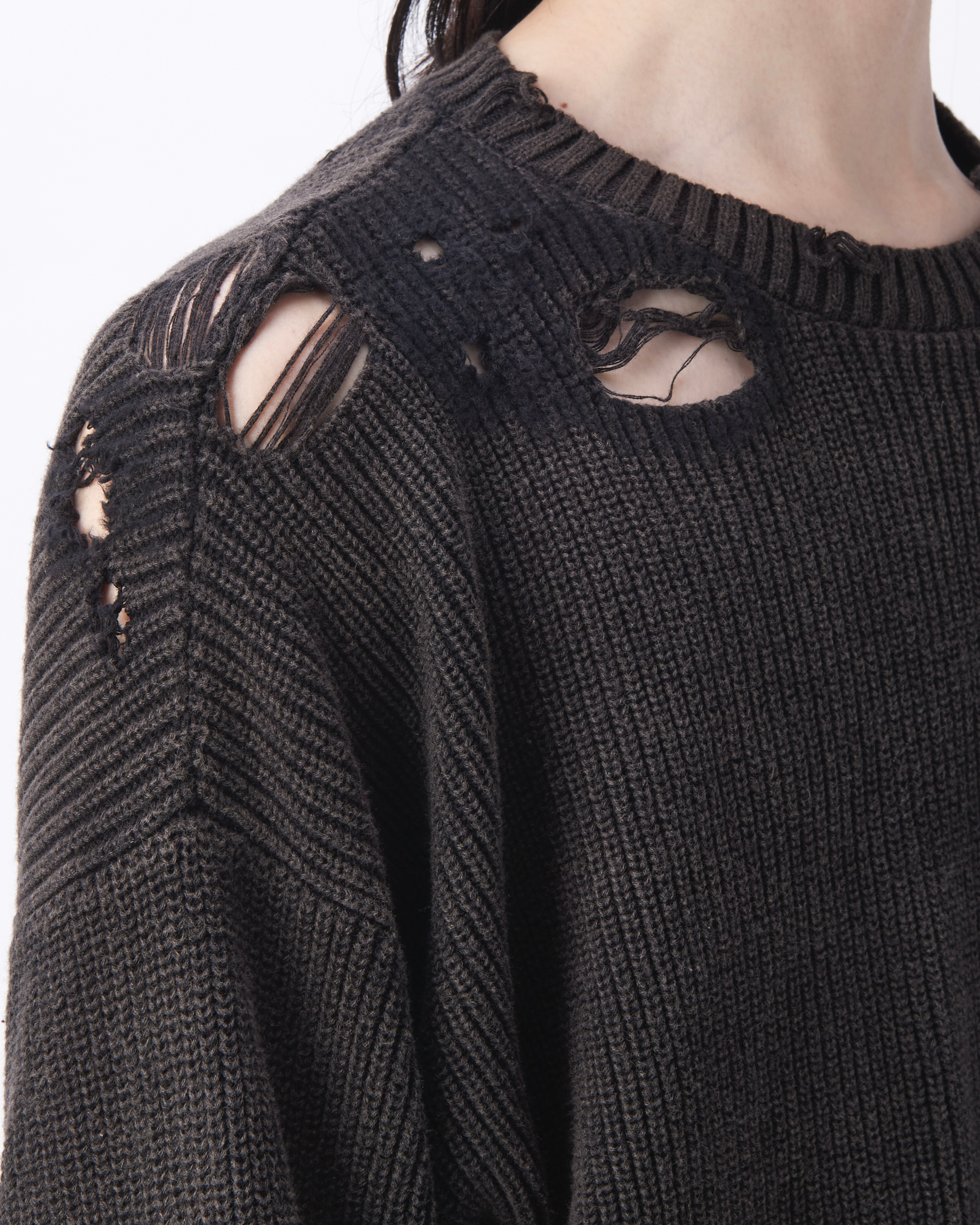 Damaged Knit Sweater