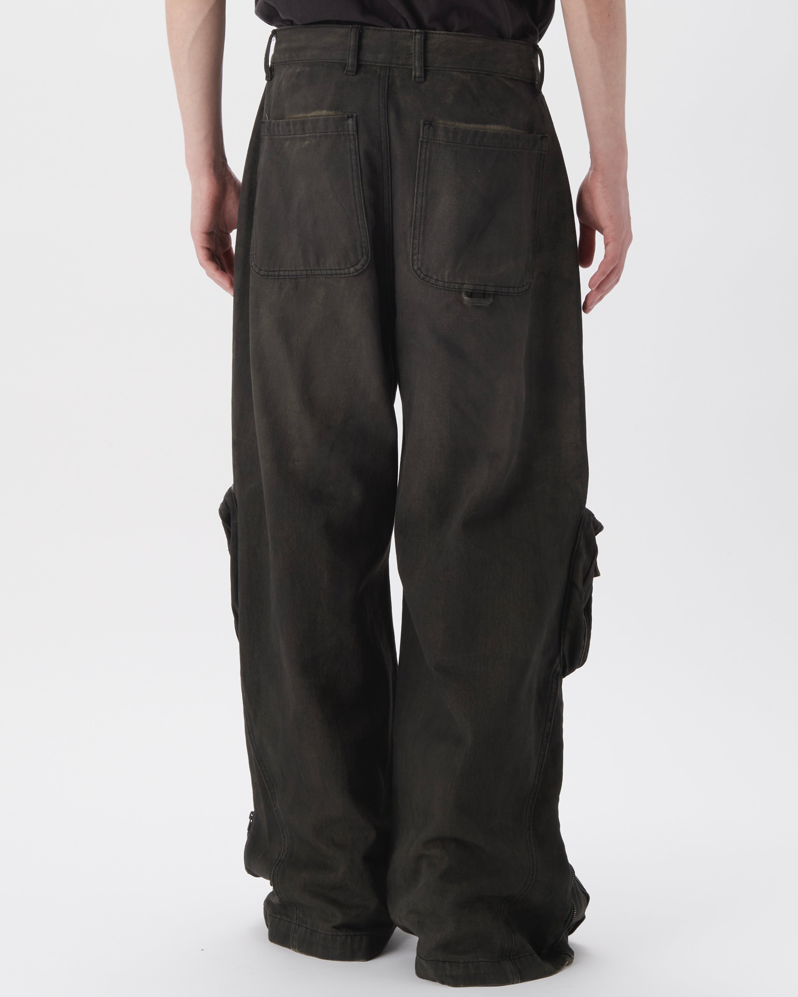 SAFARI CARGO PANTS (BLACK)