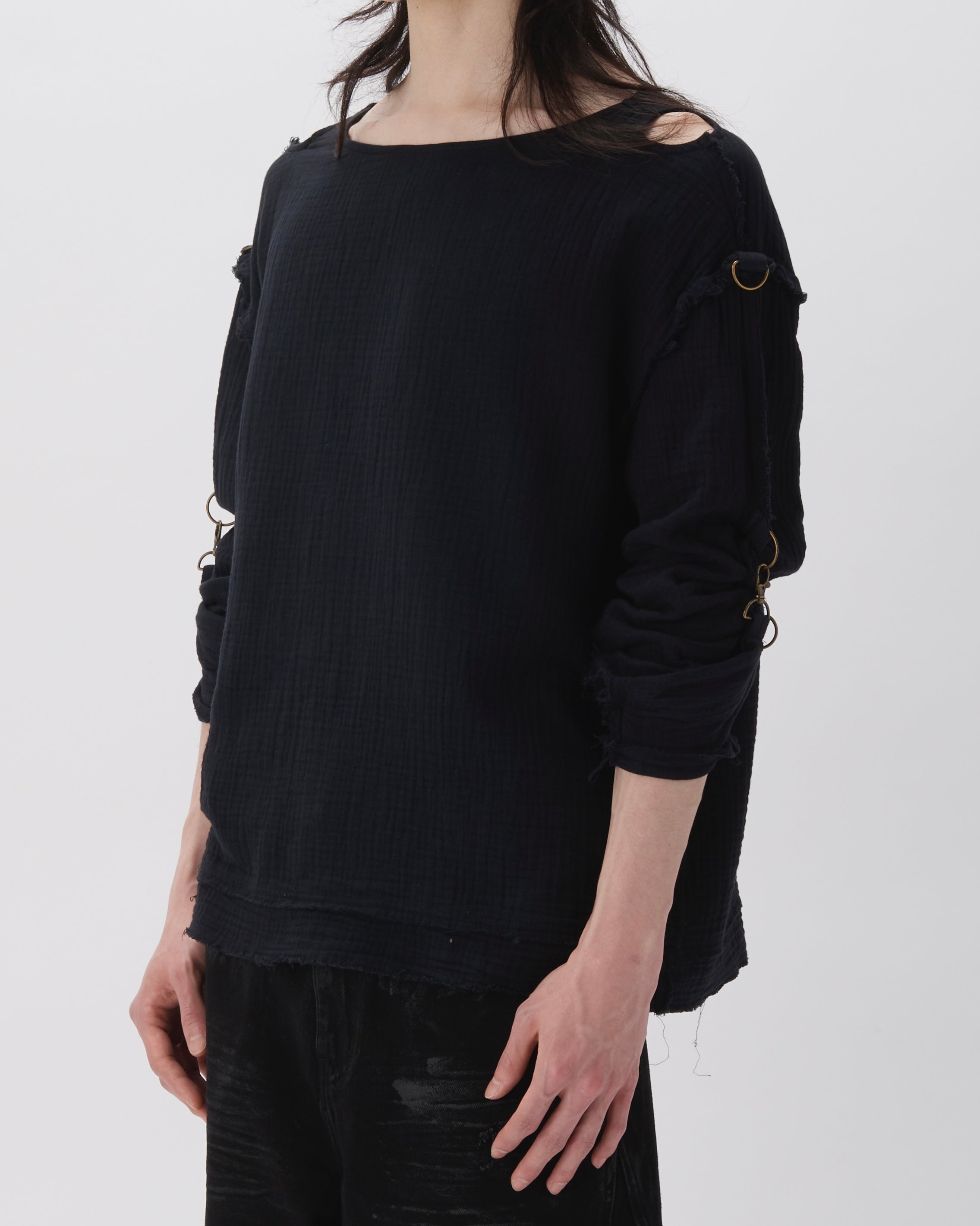 MUSLIN SHIRT (BLACK)