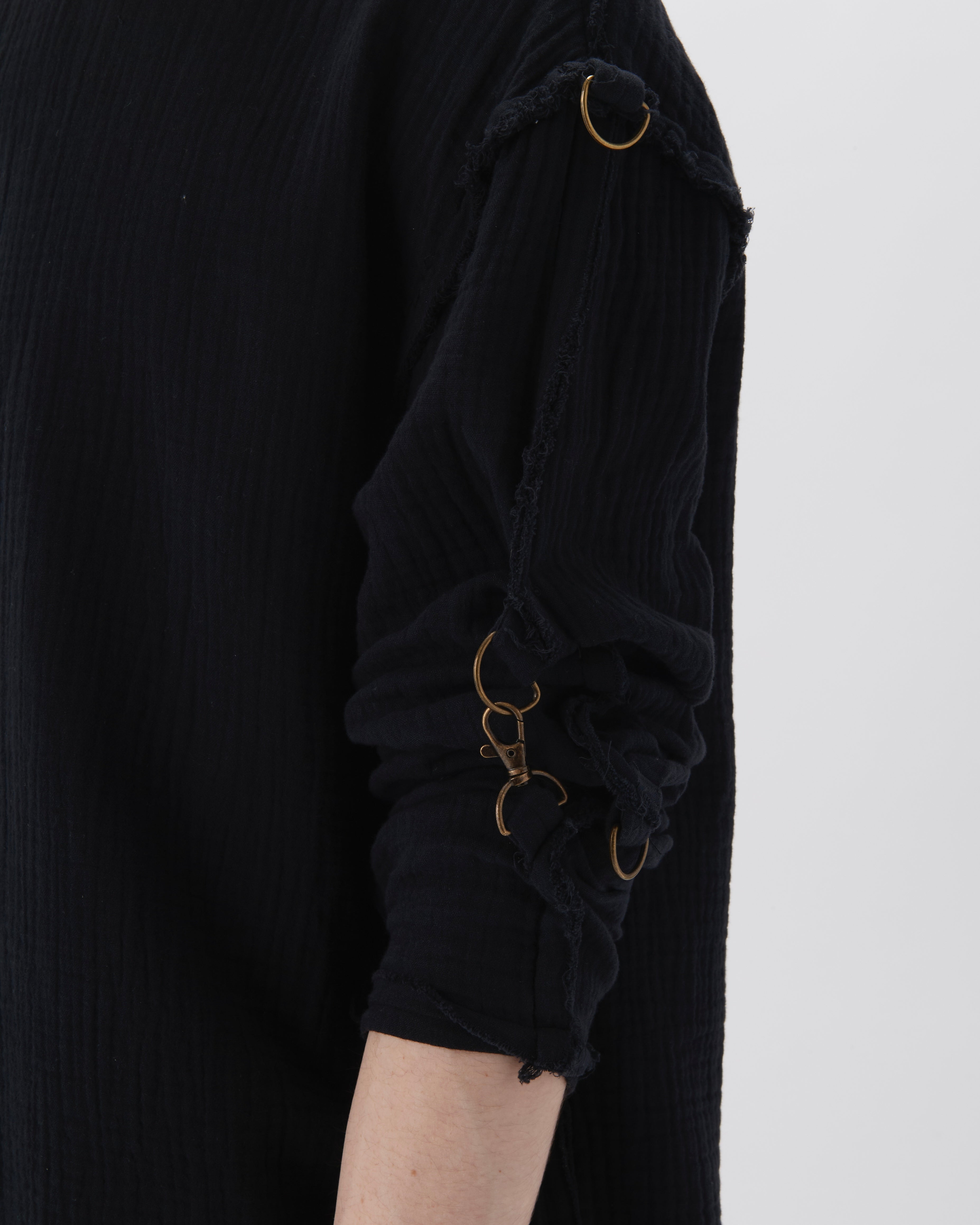 MUSLIN SHIRT (BLACK)