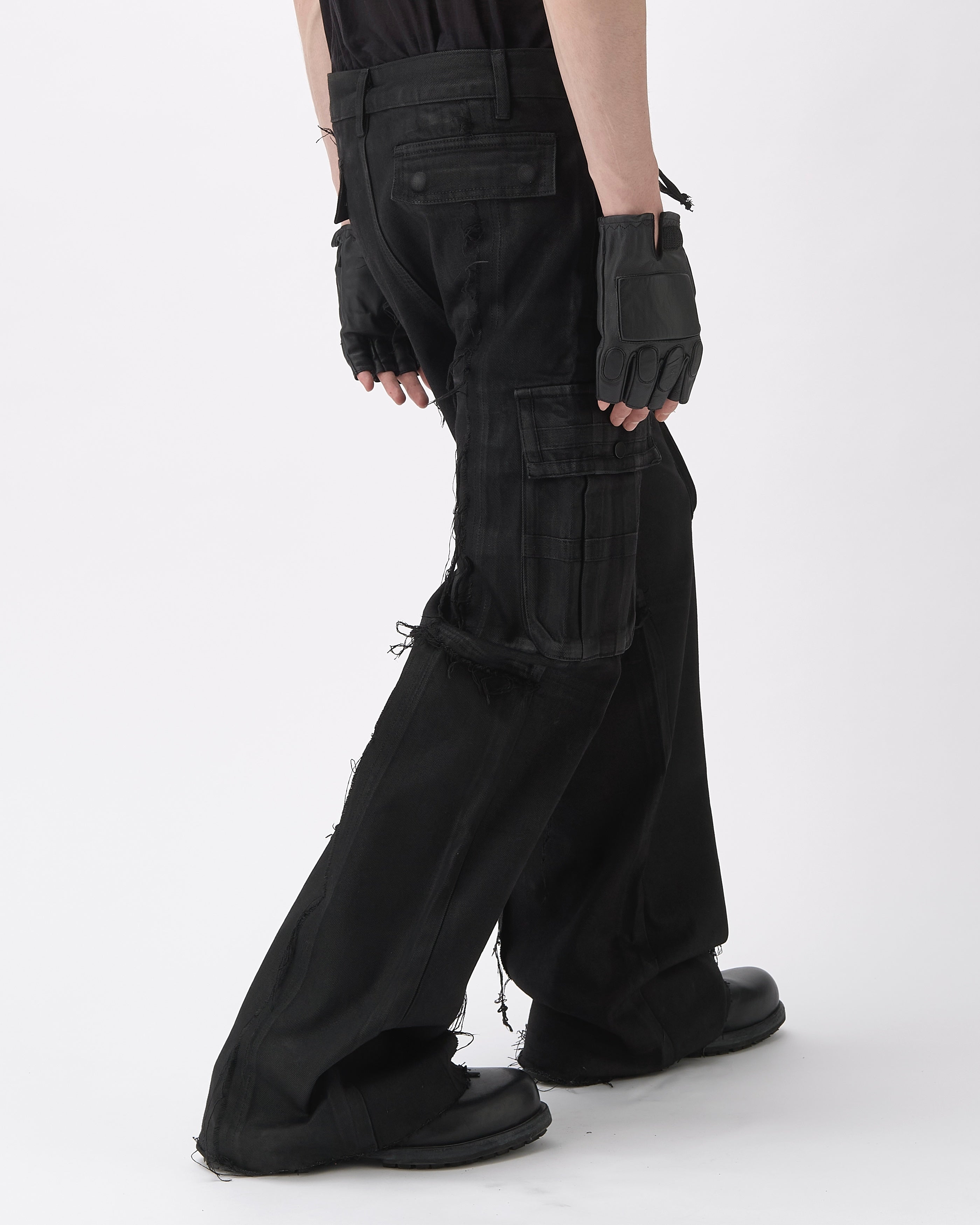 CROSS FRINGE PANTS