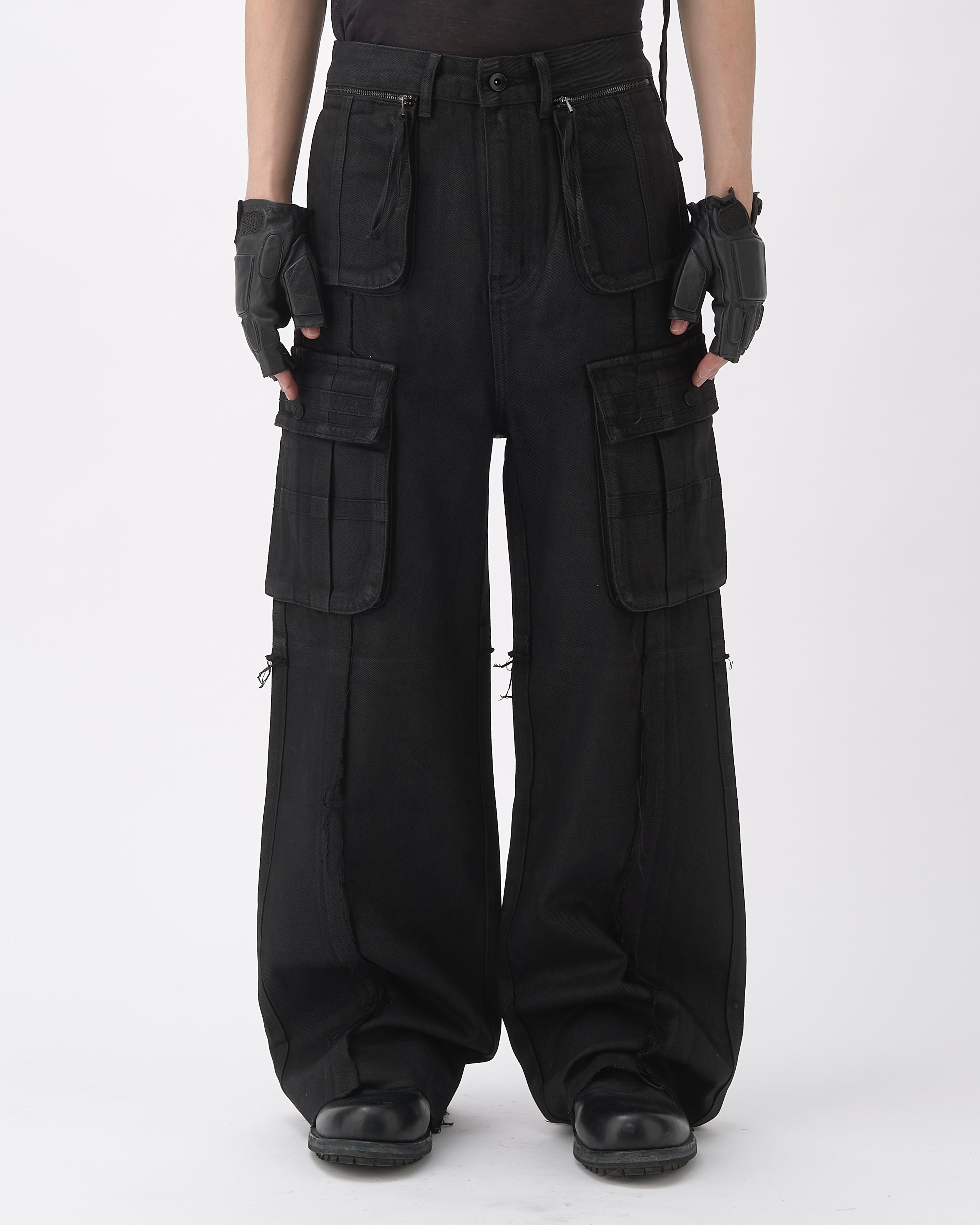 CROSS FRINGE PANTS