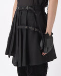 WAXED WRAP SKIRT