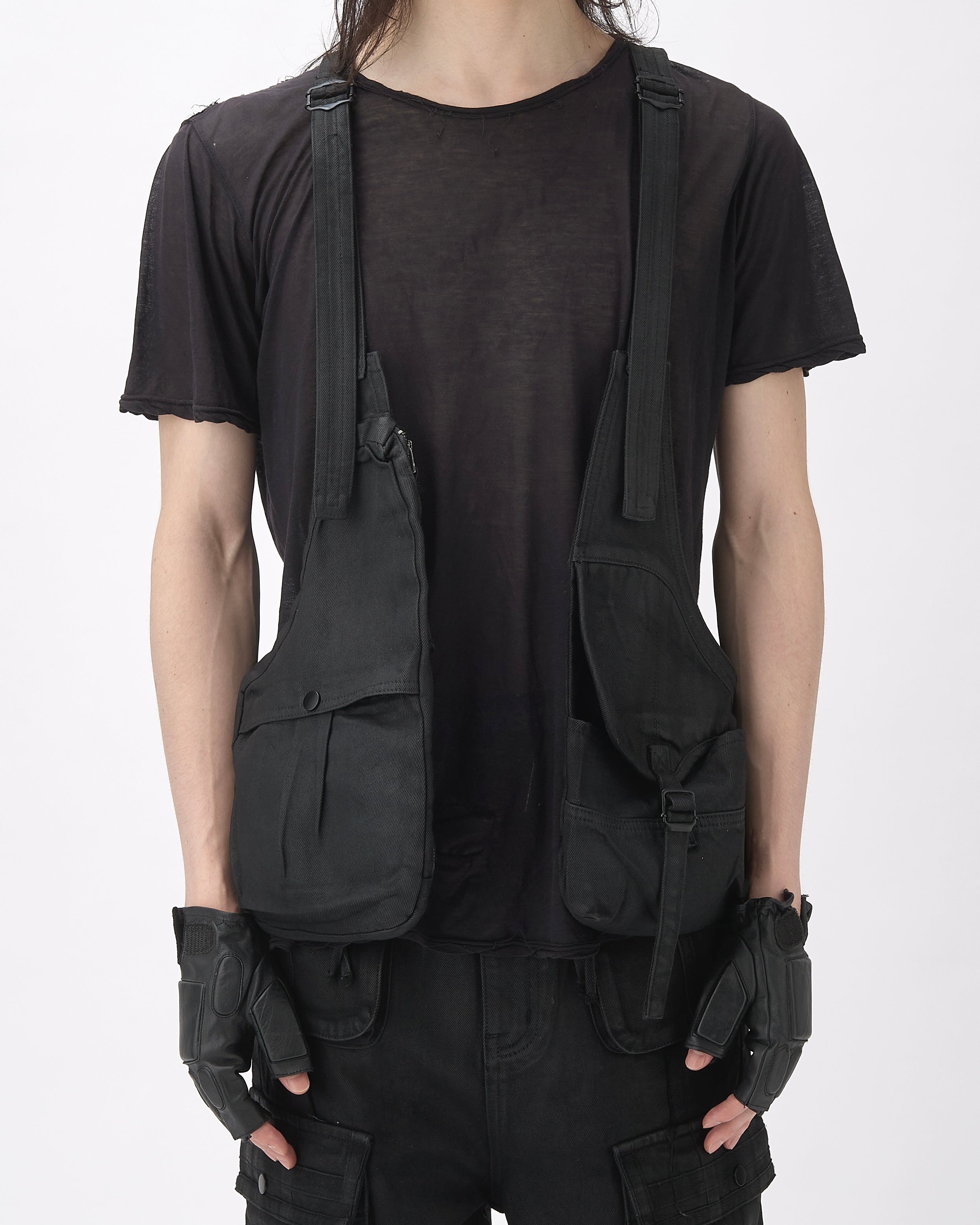 WAXED UTILITY VEST