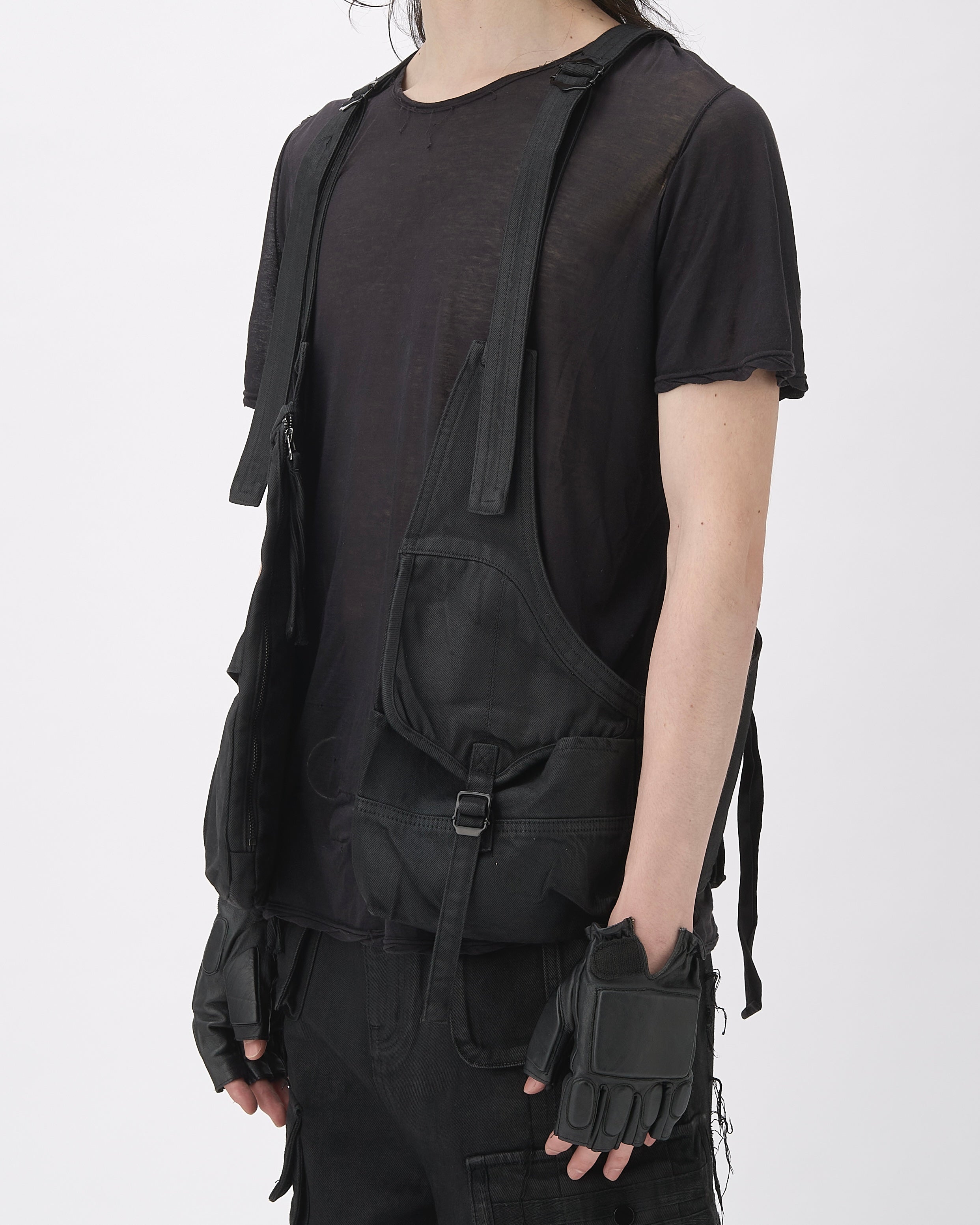 WAXED UTILITY VEST