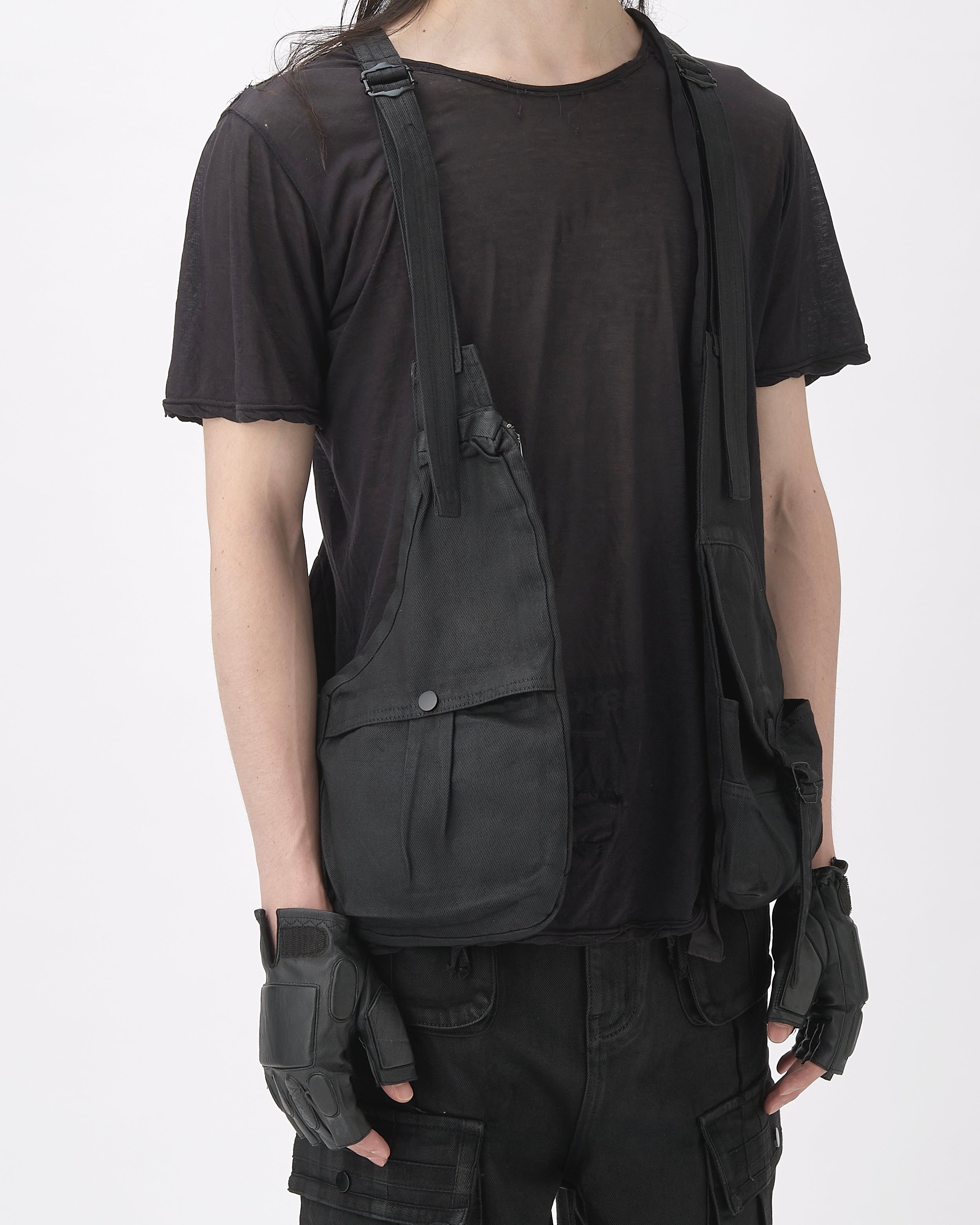 WAXED UTILITY VEST