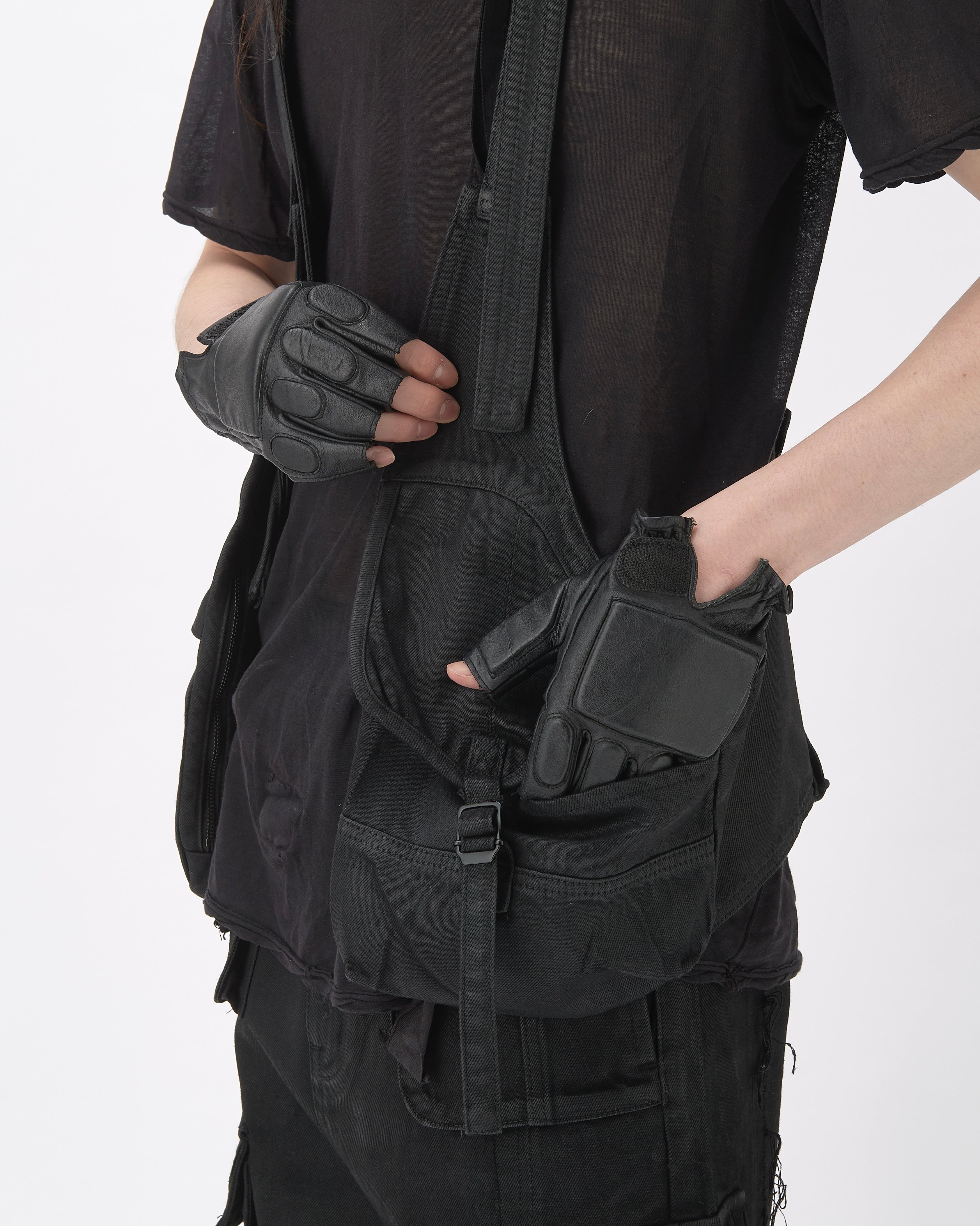 WAXED UTILITY VEST