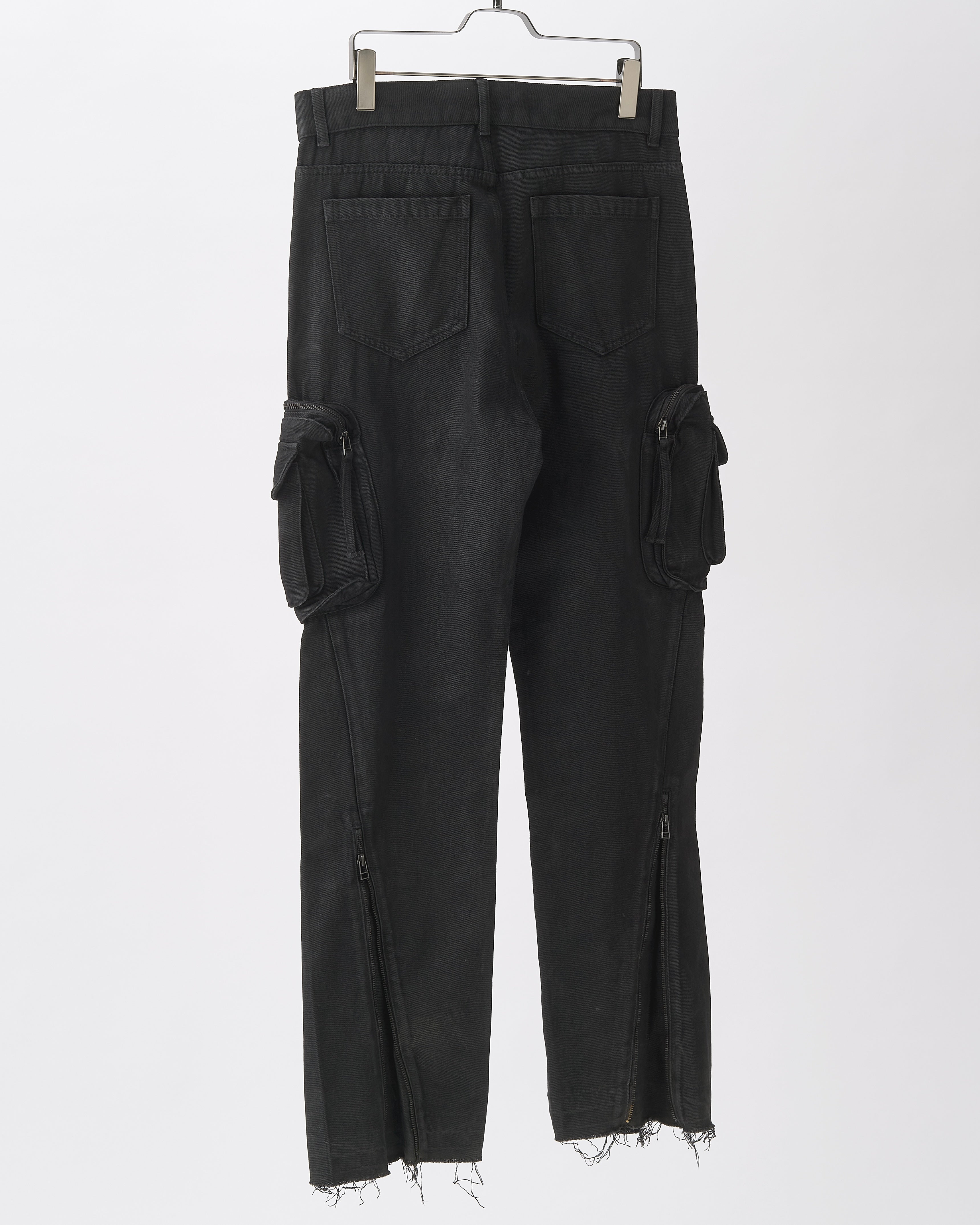 WAXED COMBAT PANTS