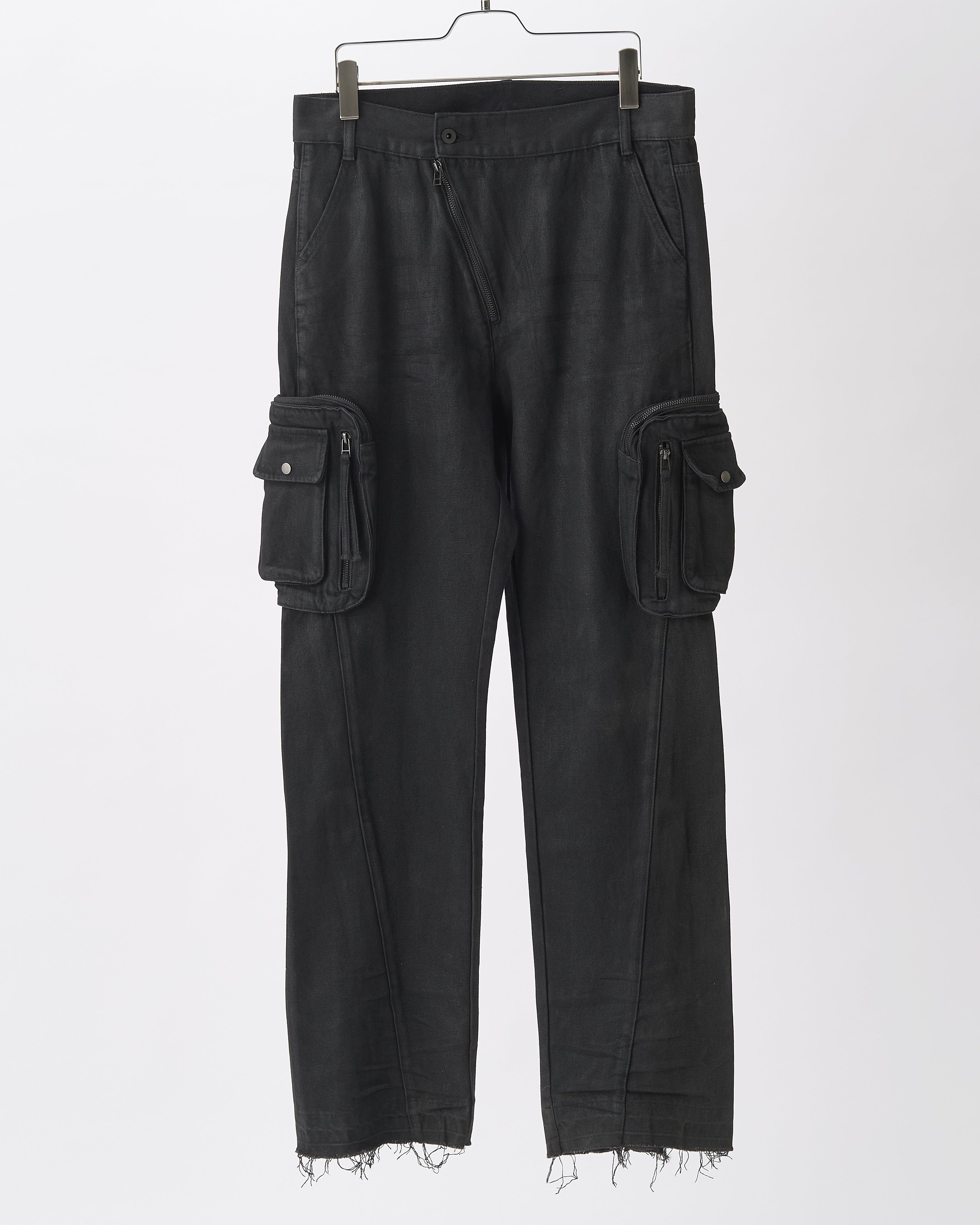 WAXED COMBAT PANTS