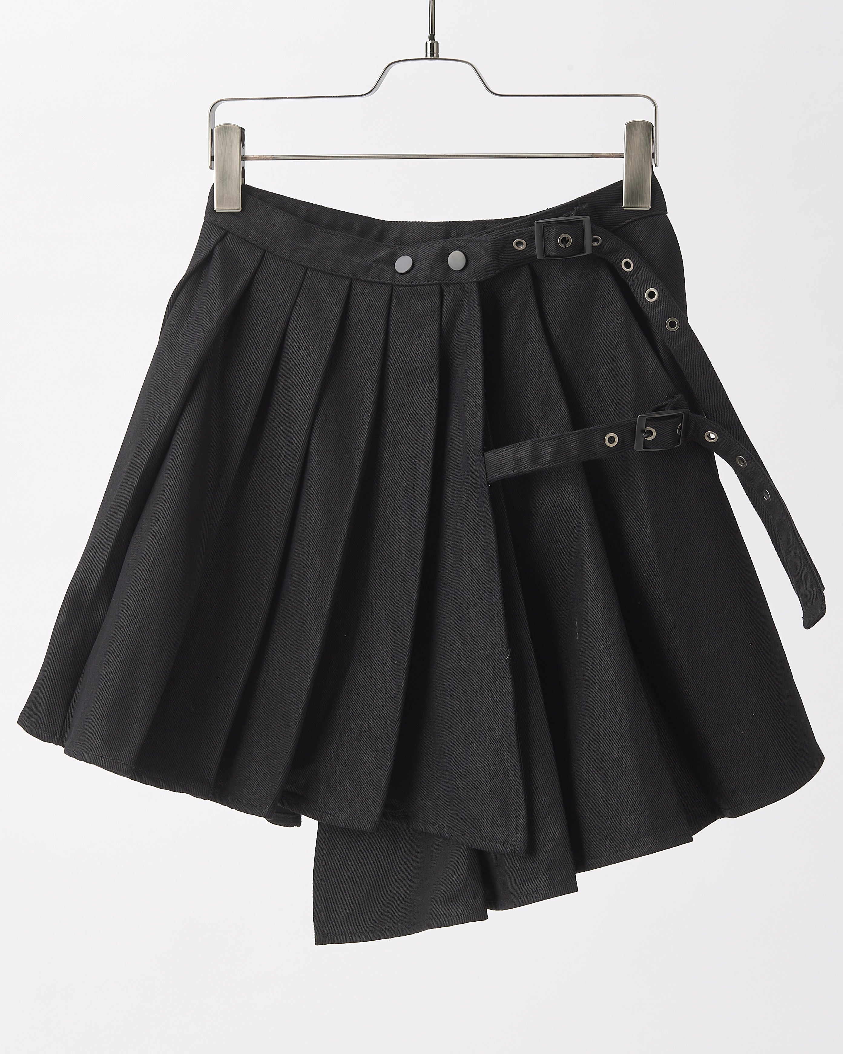 WAXED WRAP SKIRT