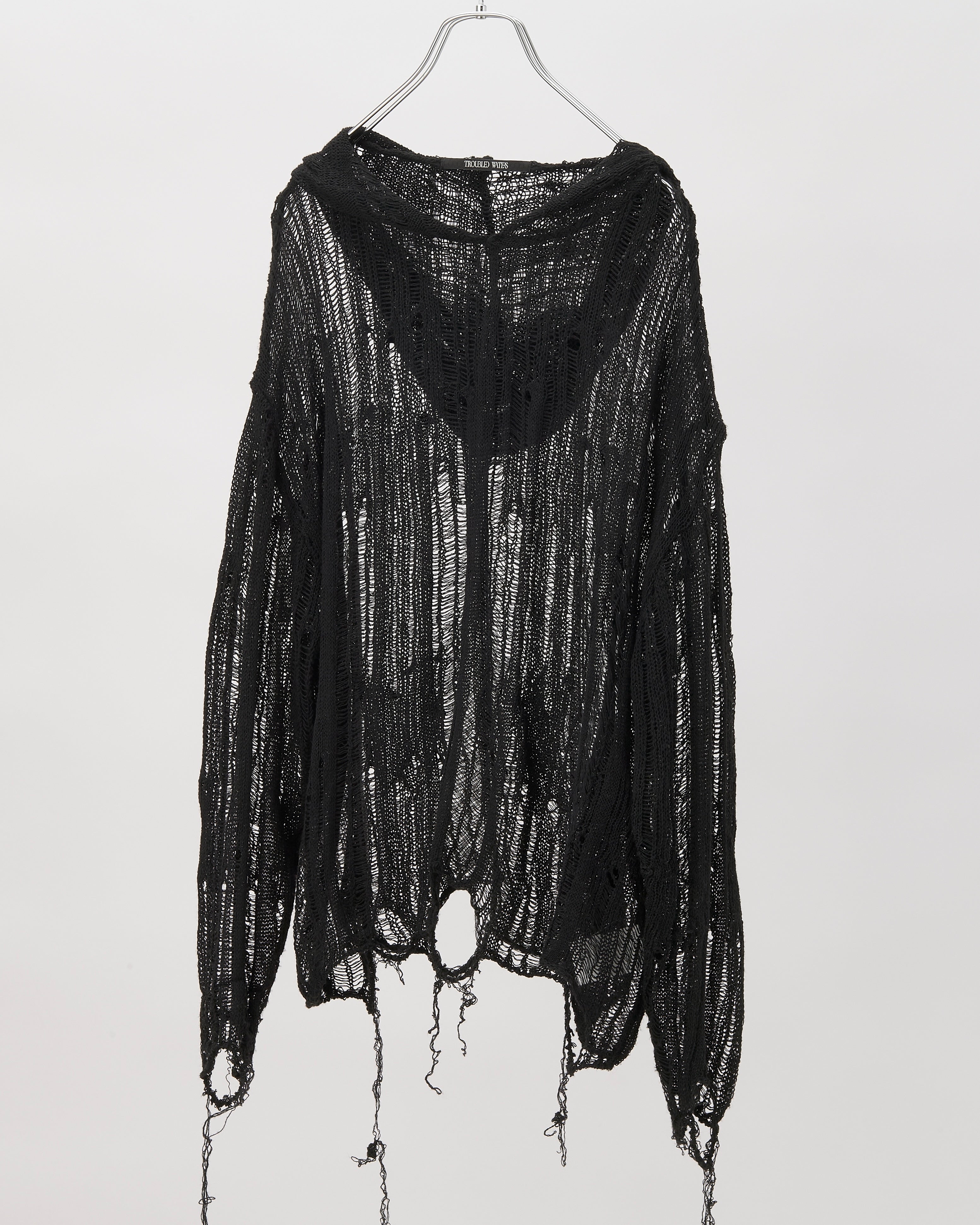 SPIDER KNIT HOODIE