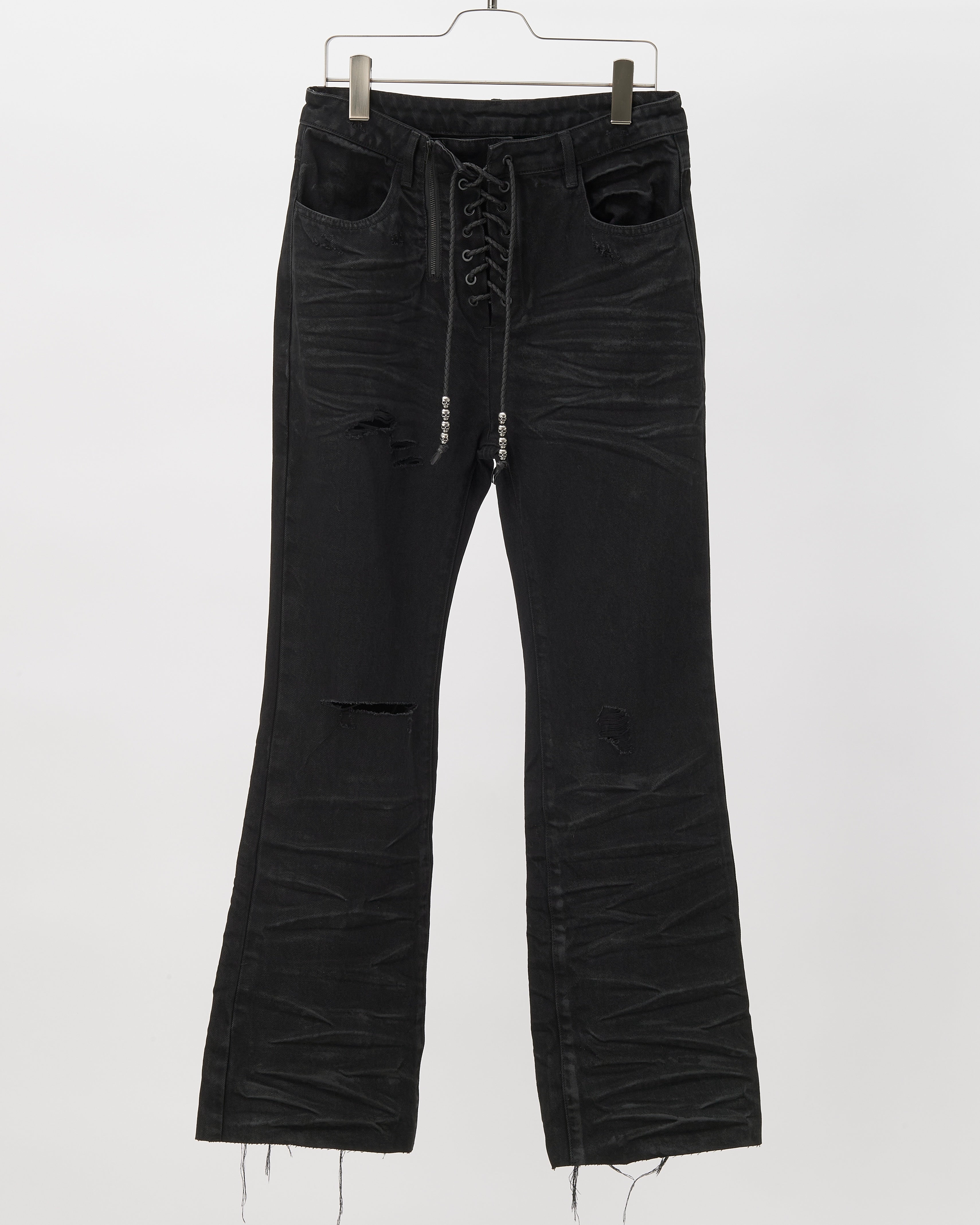 パンツ troubled waters WAXED & DAMAGED JORTS BOTTOMS – Troubled Waters