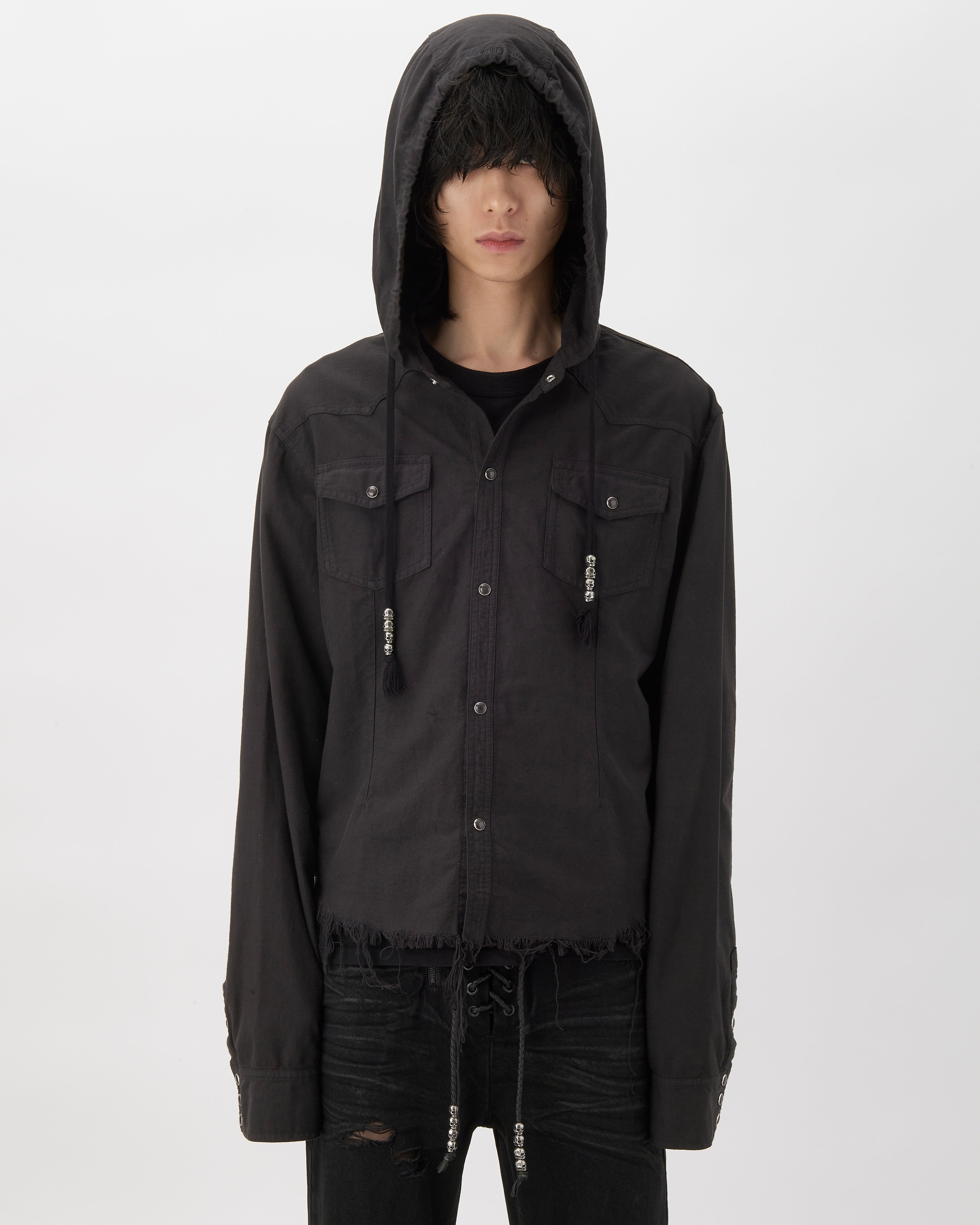ジャケット・アウター Troubled Waters GLOVED BLOUSON / BLK ALL – Troubled Waters