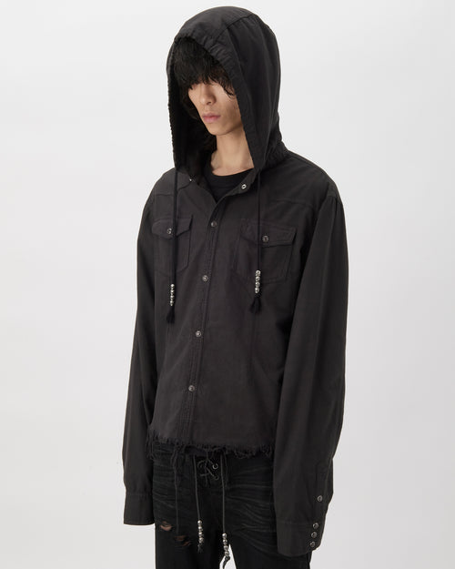 HOODED SHIRT