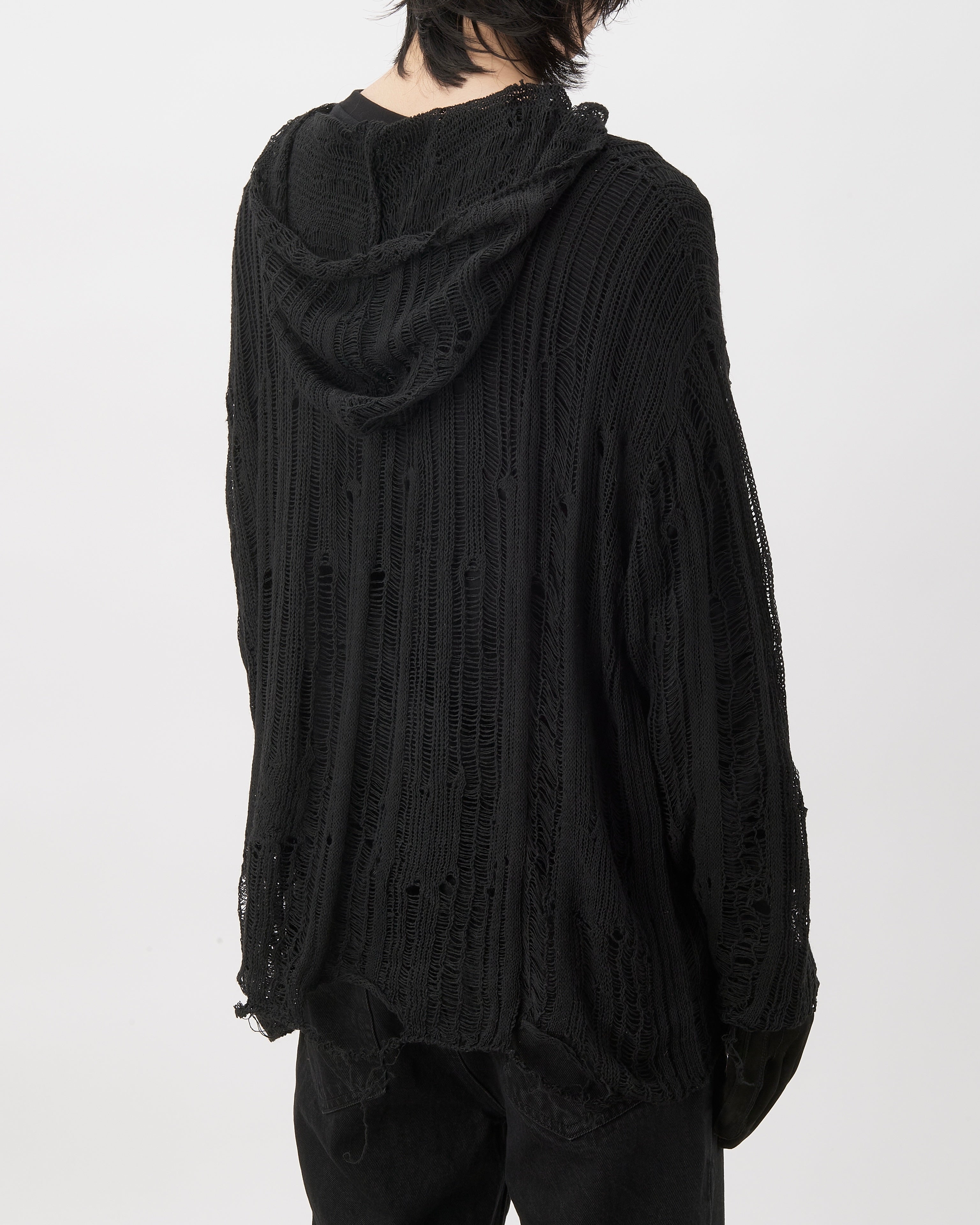 SPIDER KNIT HOODIE