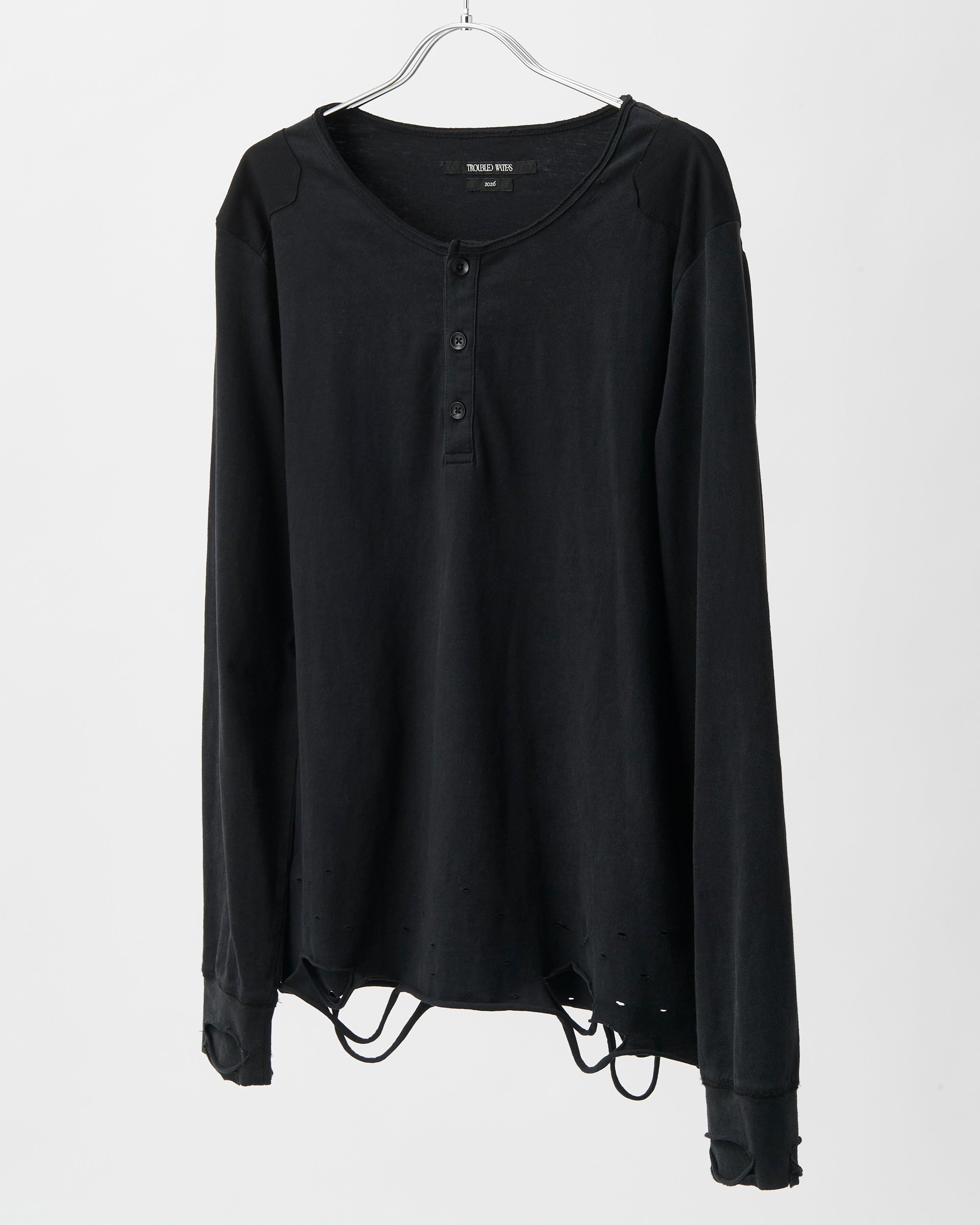 VOID HENLEY SHIRT (FADED BLACK)