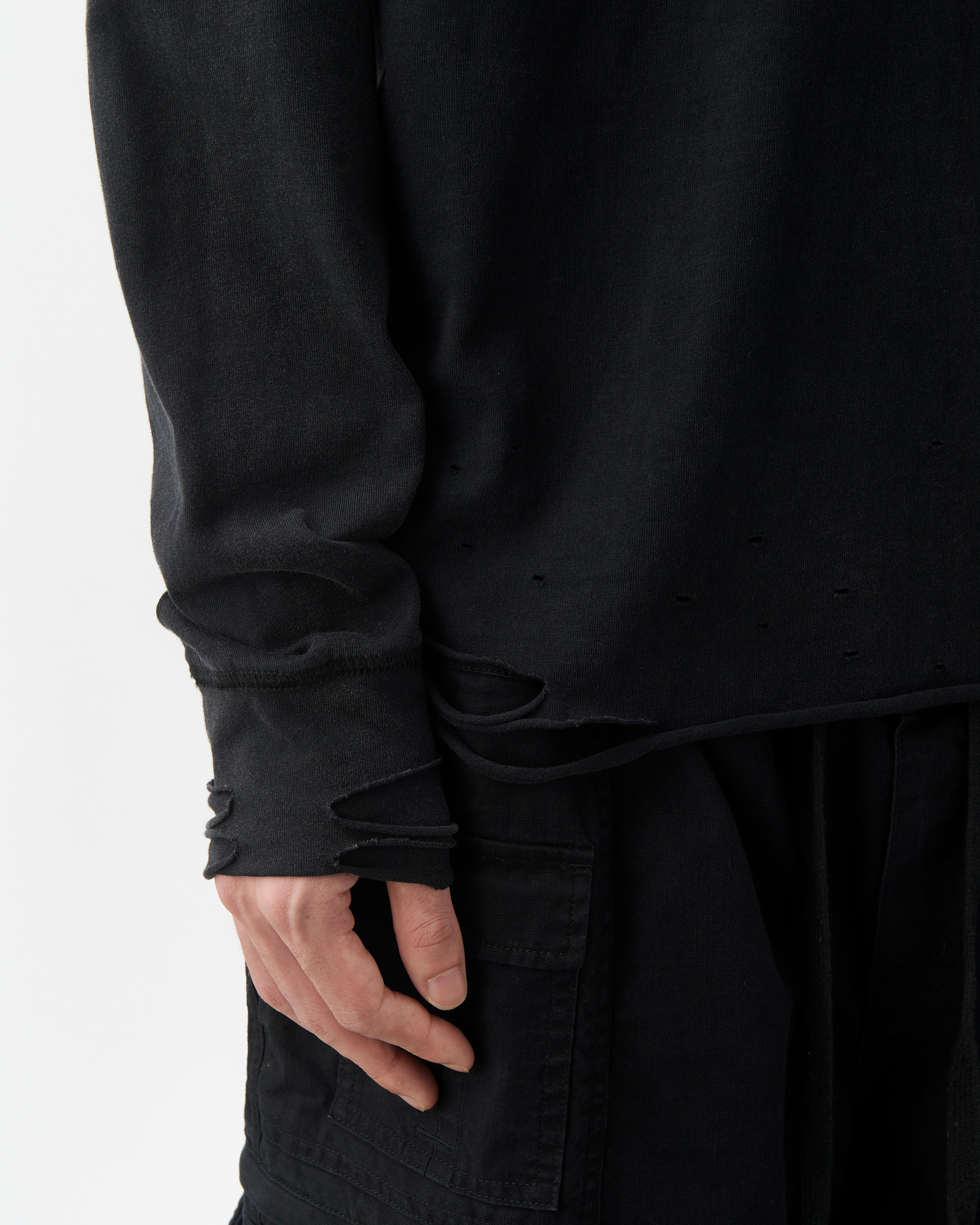 VOID HENLEY SHIRT (FADED BLACK)