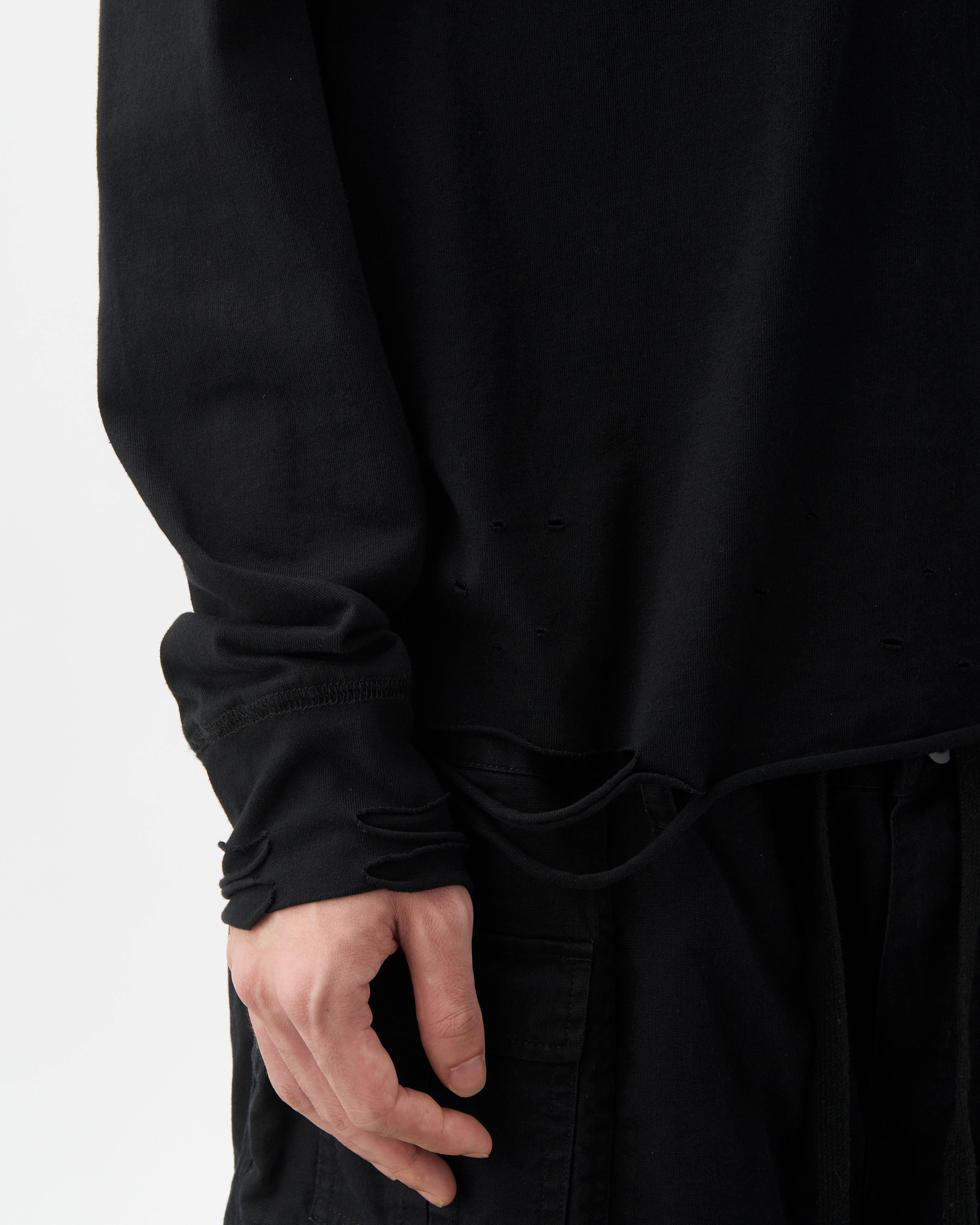 VOID HENLEY SHIRT (BLACK)