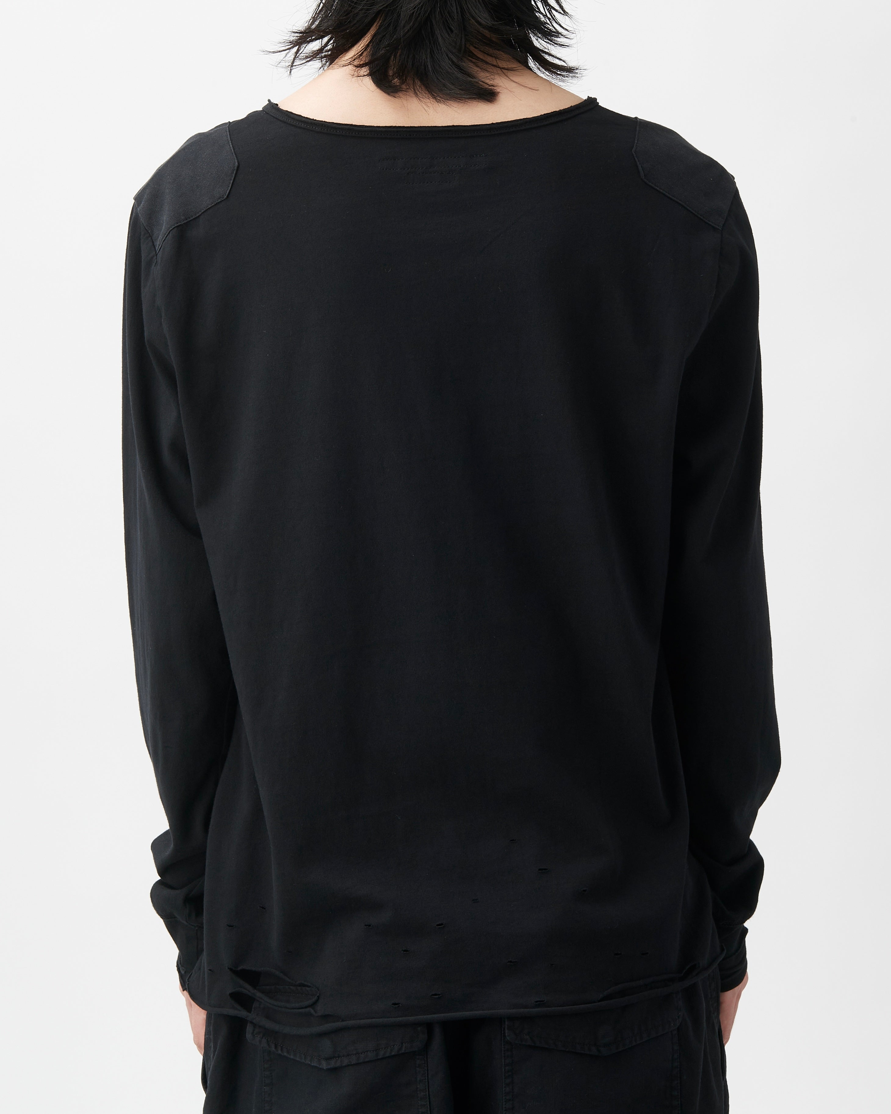 VOID HENLEY SHIRT (BLACK)