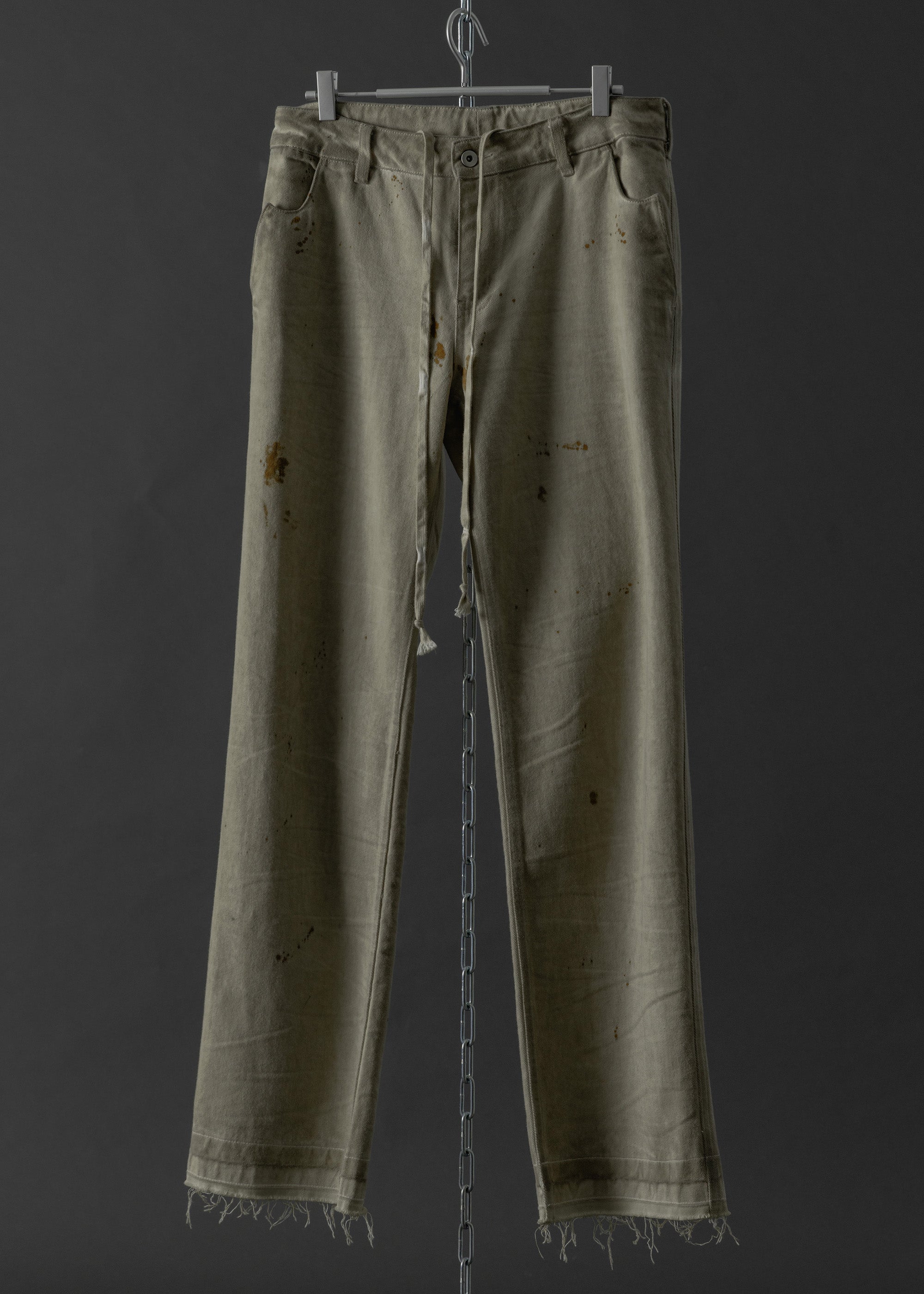 TBW Released Hem Dirty Jeans (Dirty Beige)