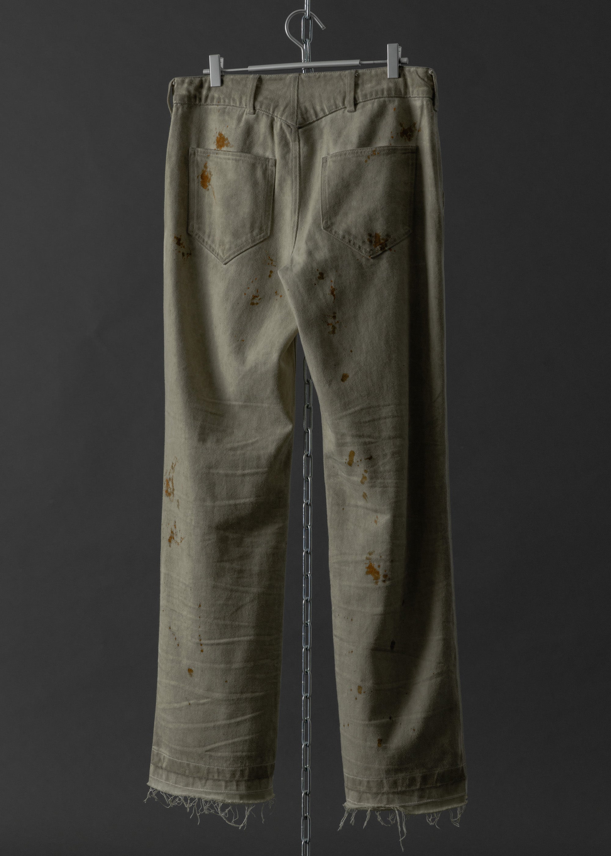 TBW Released Hem Dirty Jeans (Dirty Beige)