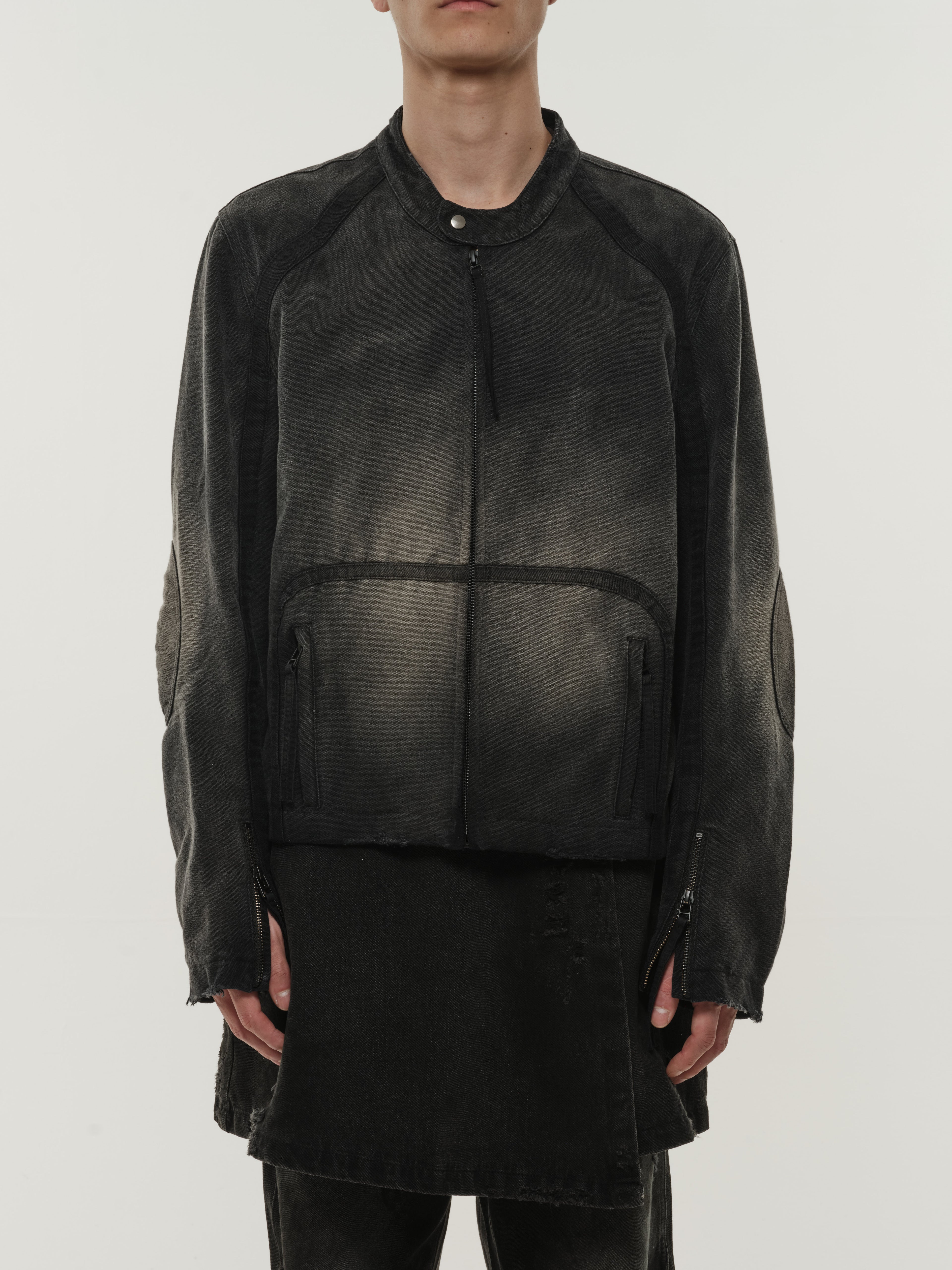 TBW Distressed Biker Jacket