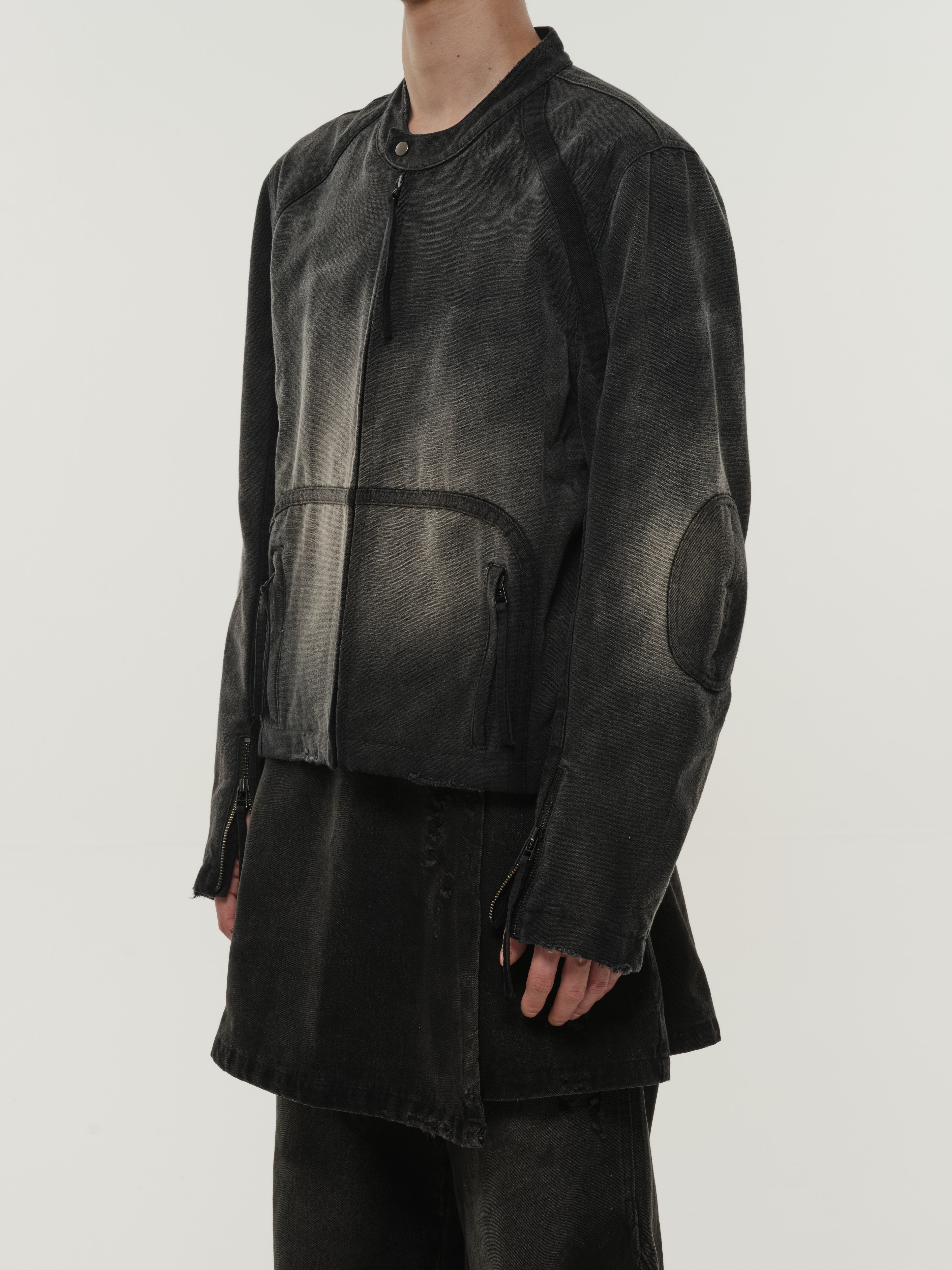 TBW Distressed Biker Jacket