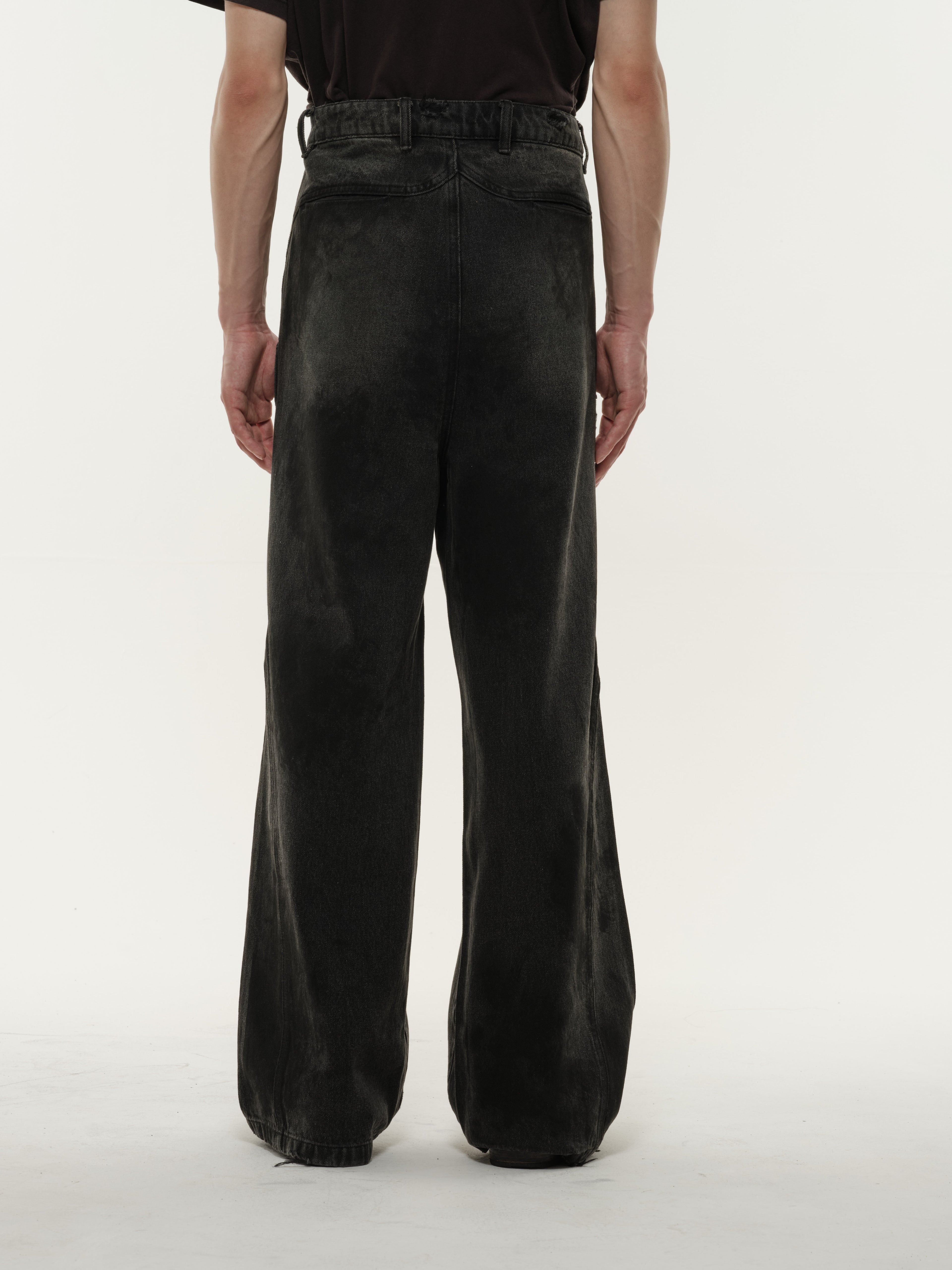 TBW Distressed Widecut Denim