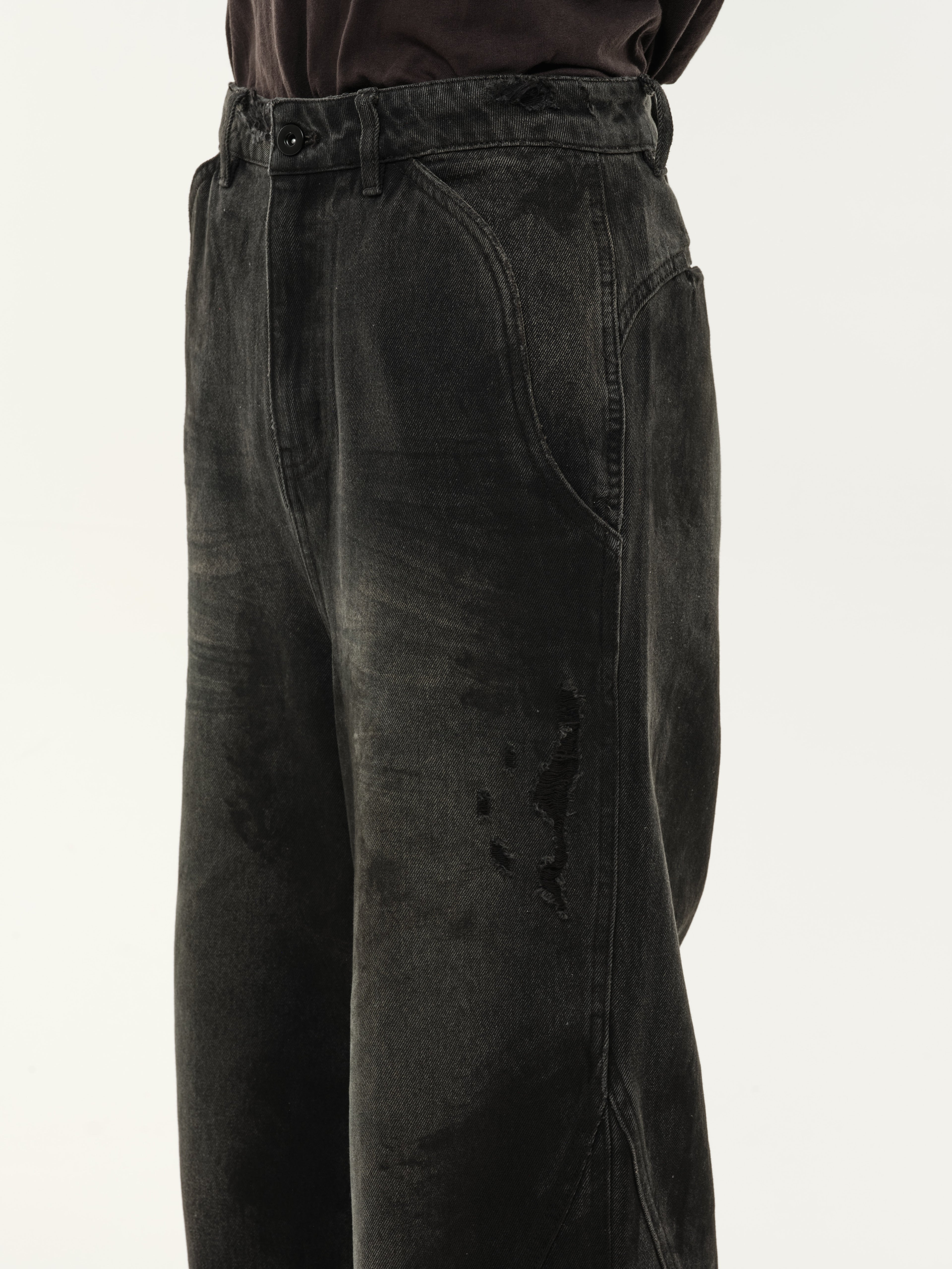 TBW Distressed Widecut Denim